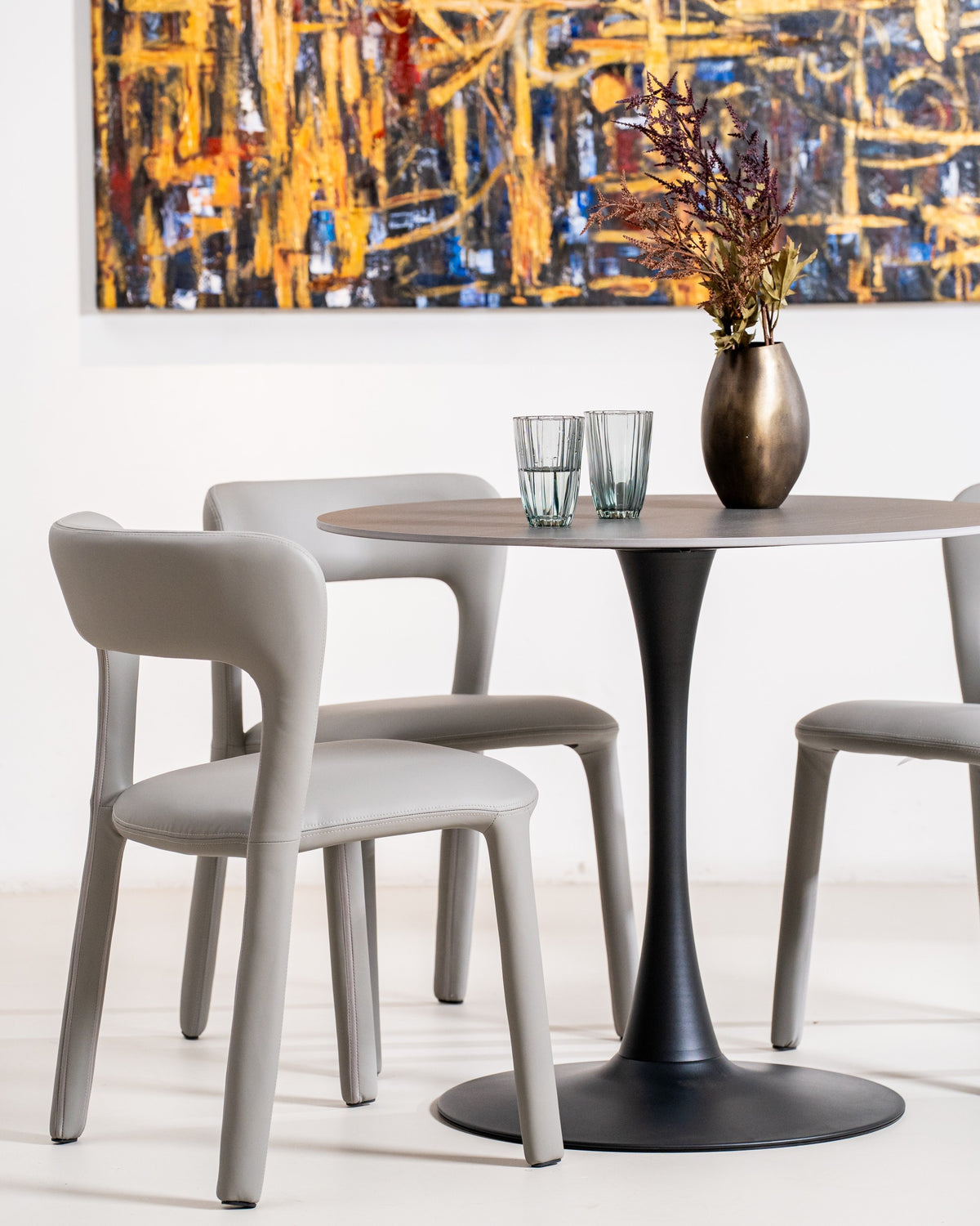 MadRivaro Dining Chair Grey (Set of 2)