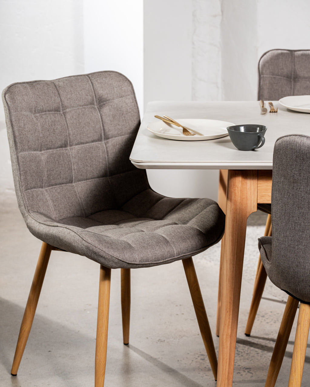 Sylvara Dining Chair Taupe (Set of 2)