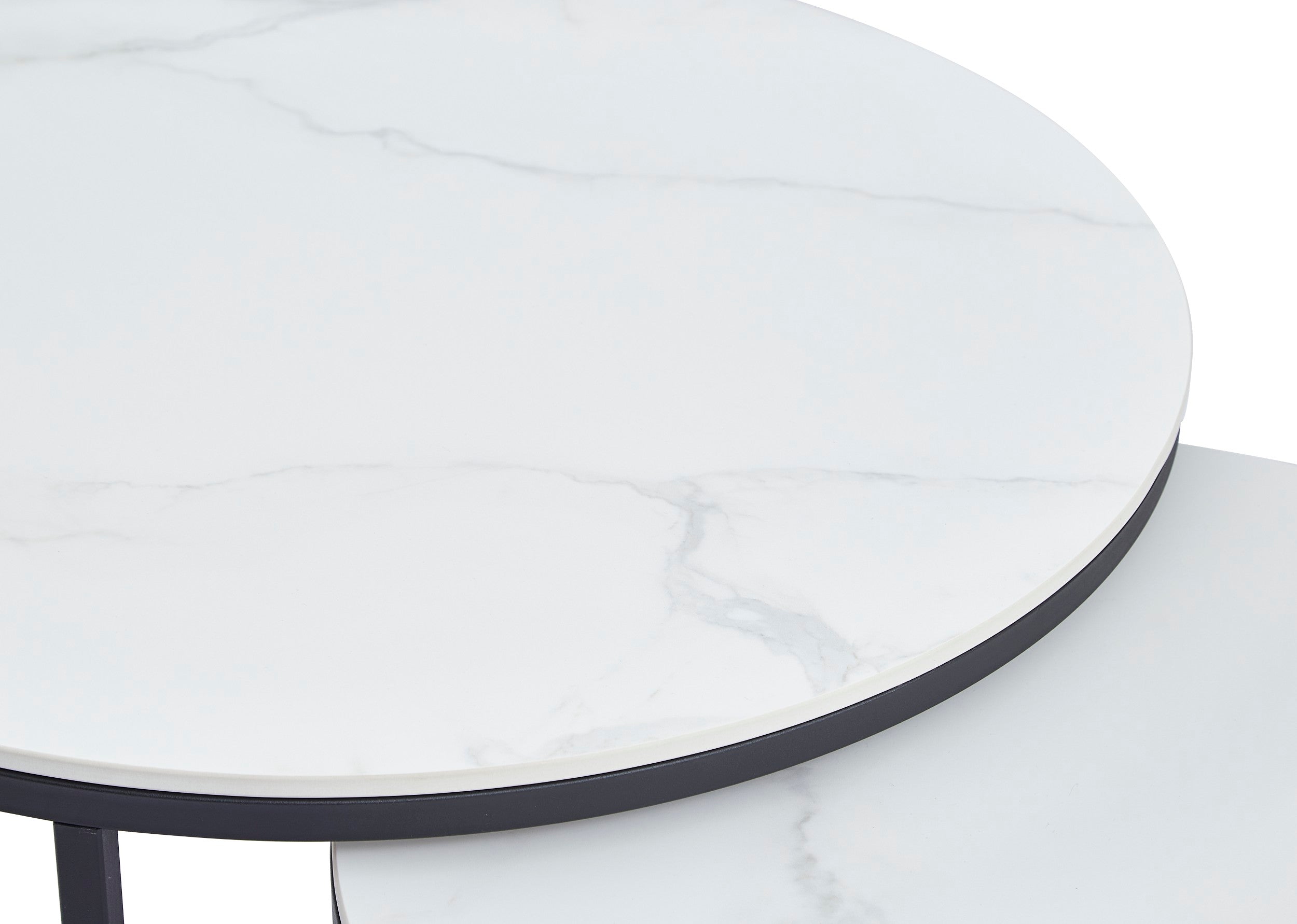 Blanc Coffee Table Set Blanc White Ceramic
