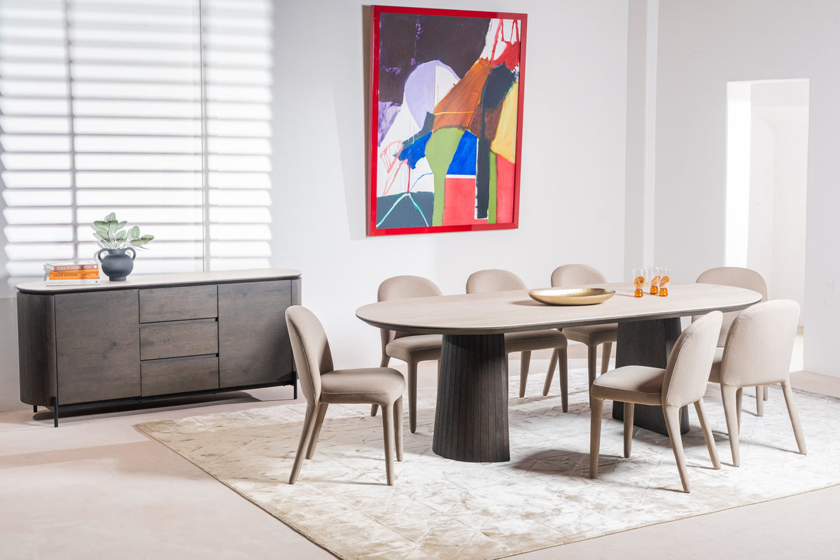 Onvara Dining Chair Linen (Set of 2)