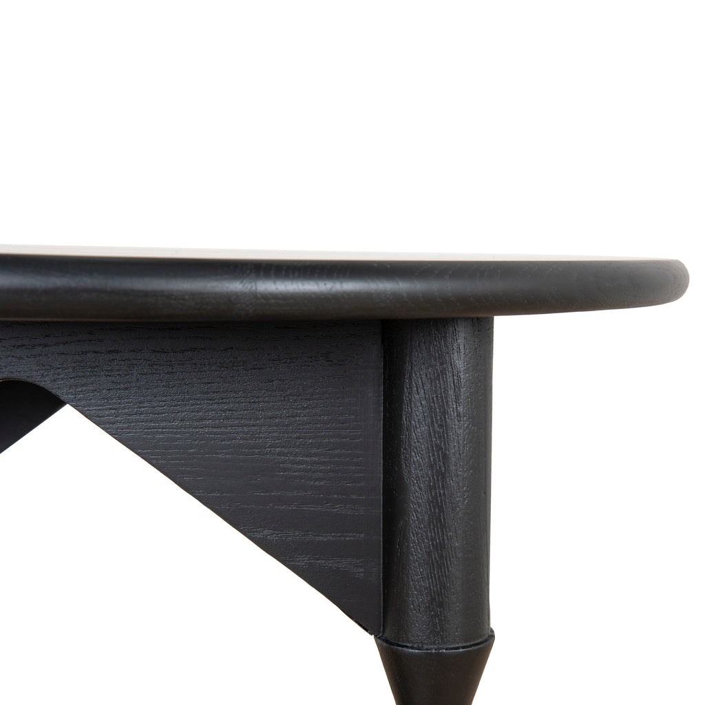52cm Capri Side Table - Full Black