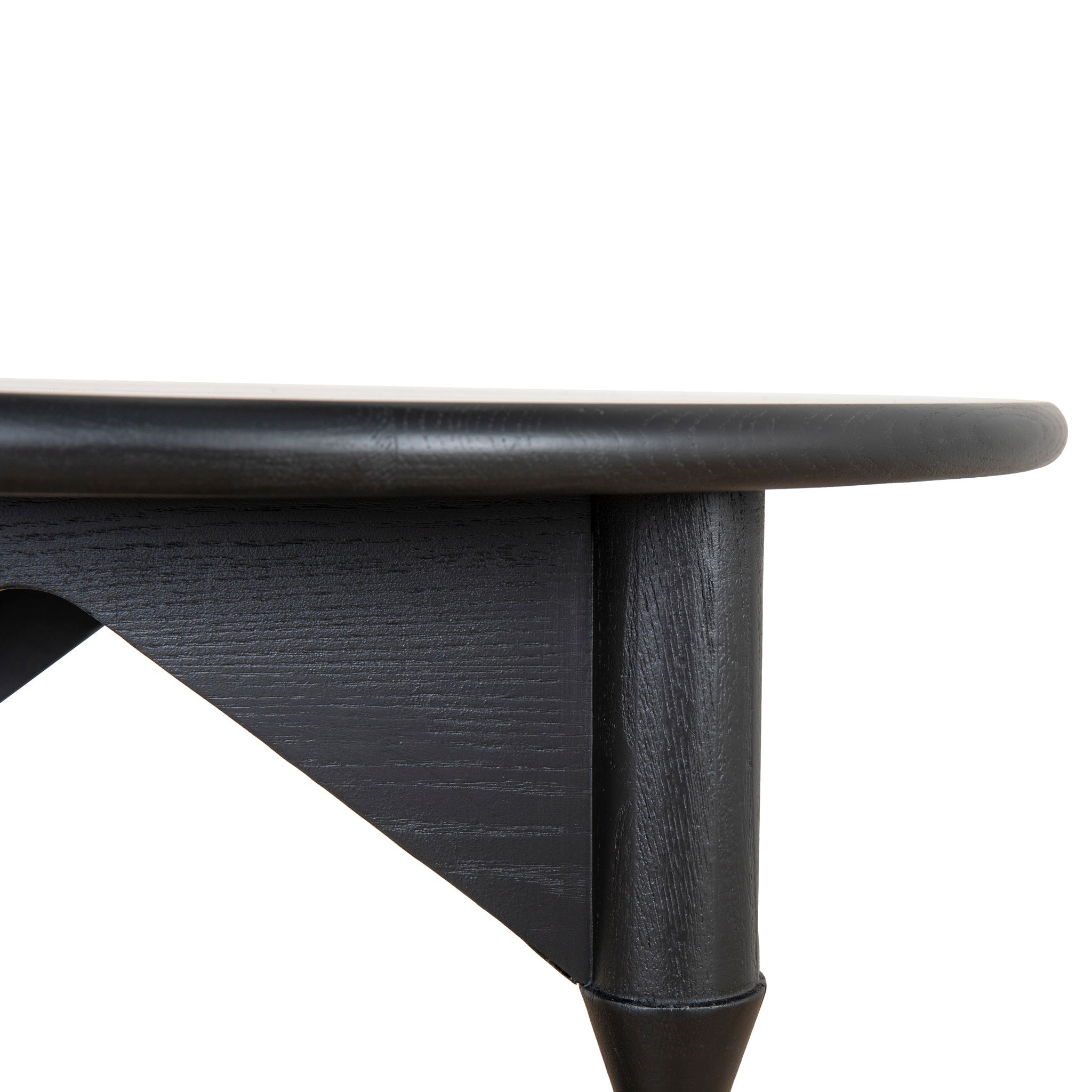 52cm Capri Side Table - Full Black