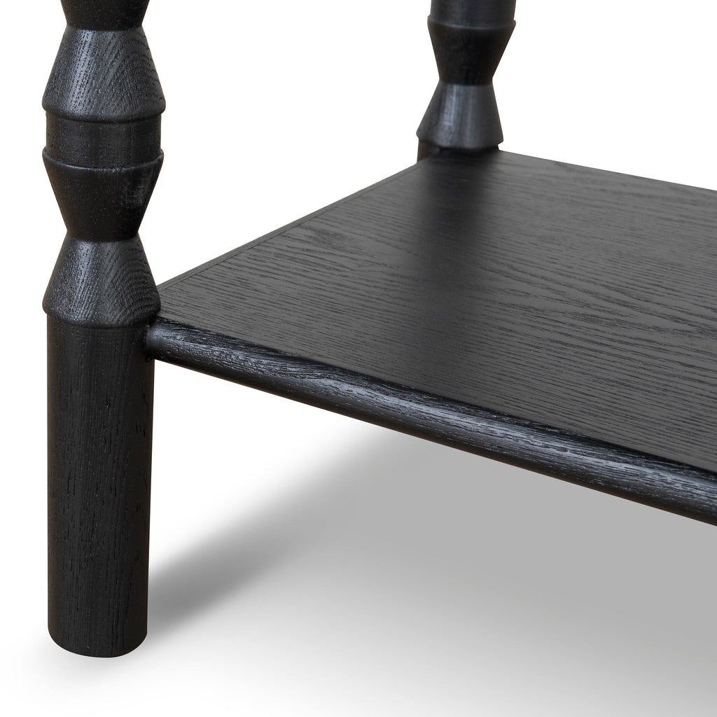 52cm Capri Side Table - Full Black