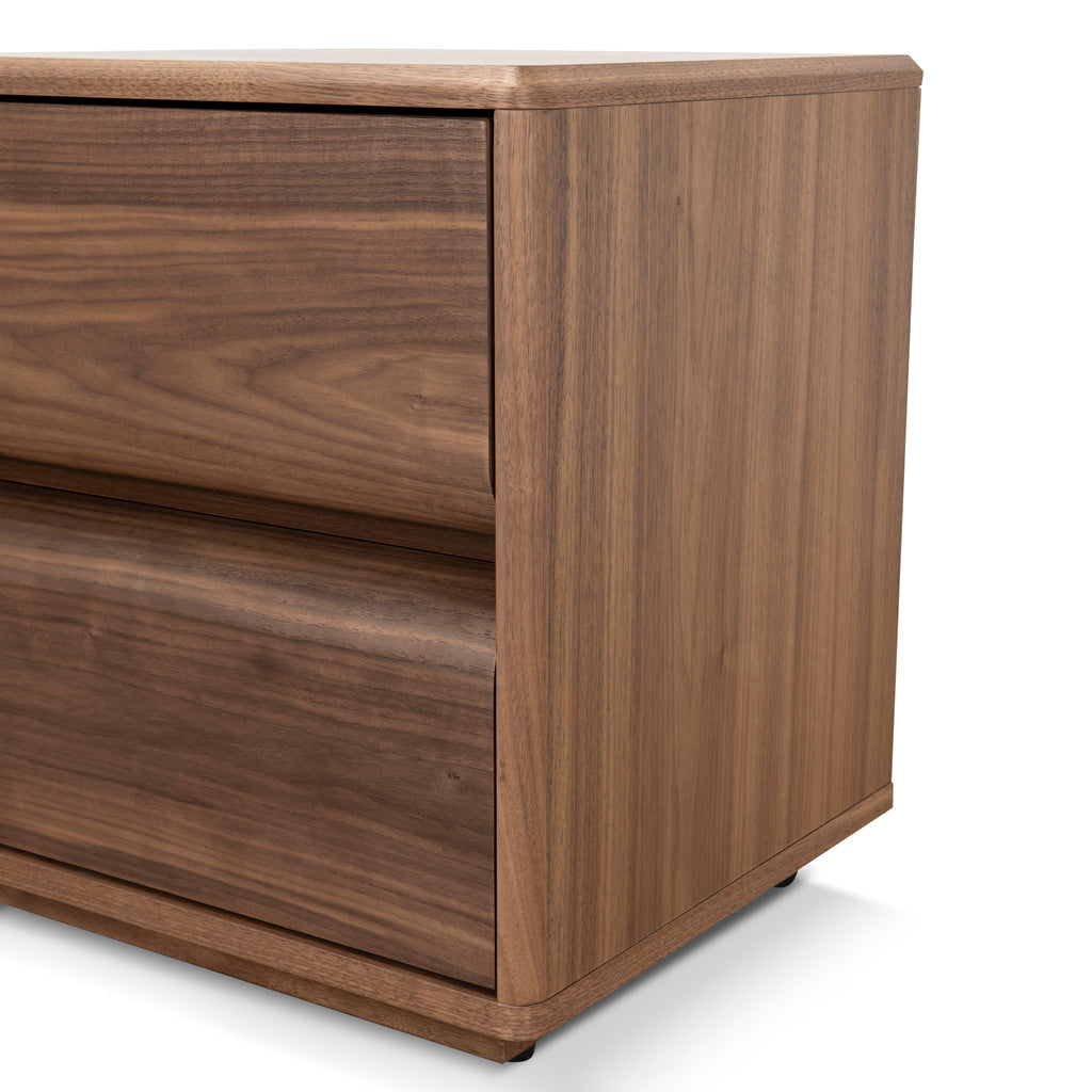 50cm Bedside Table - Walnut