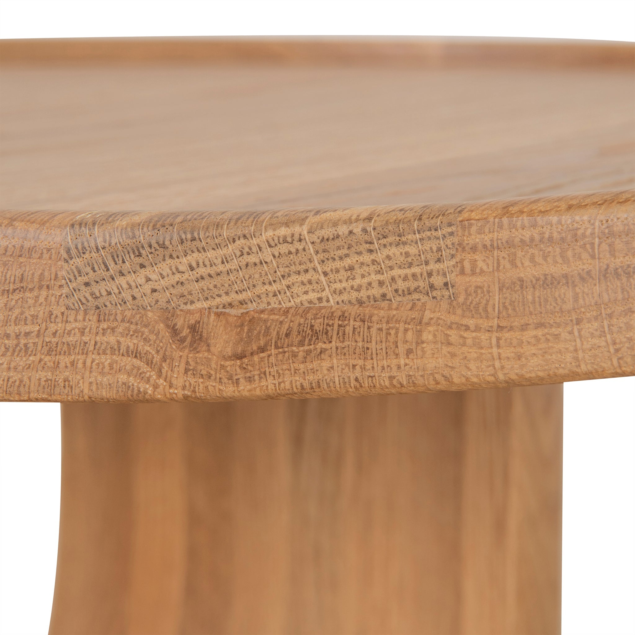 45cm Round Capri Side Table - Natural Oak