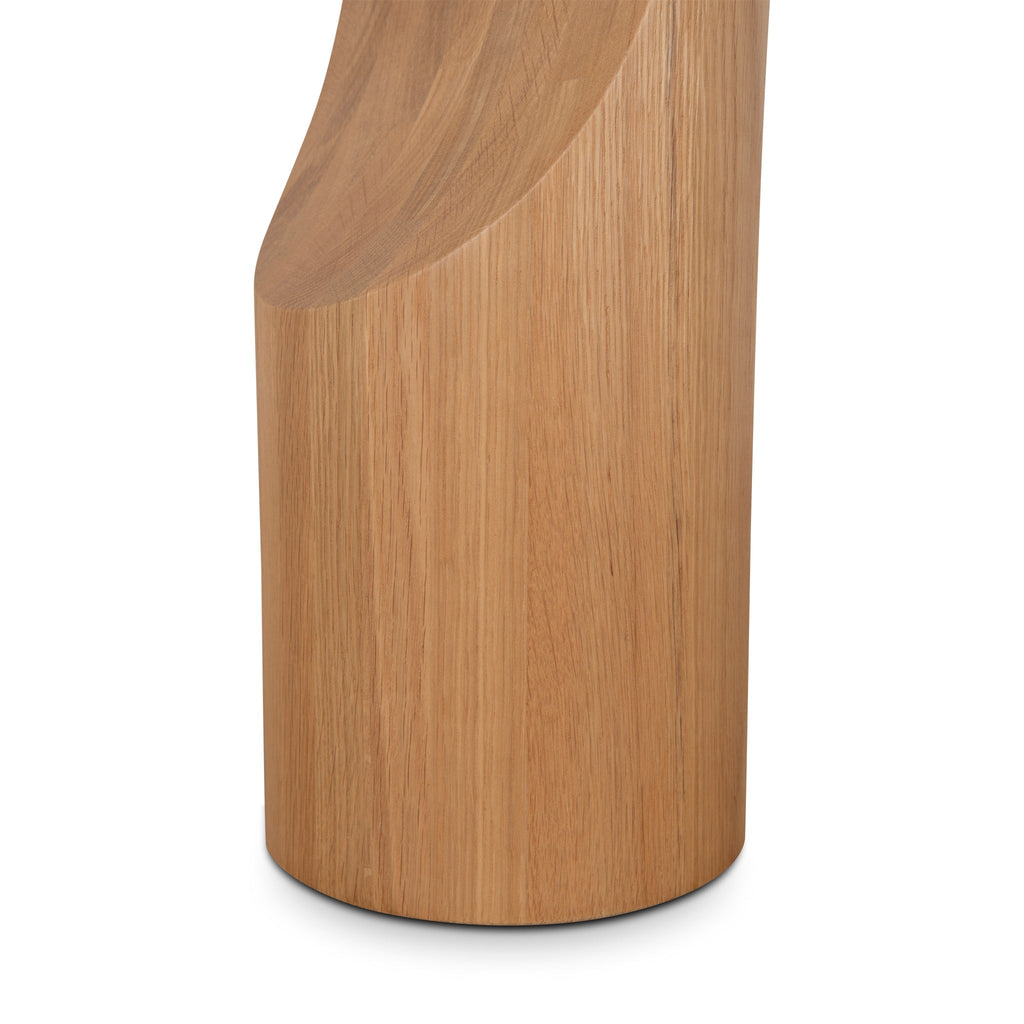 45cm Round Capri Side Table - Natural Oak