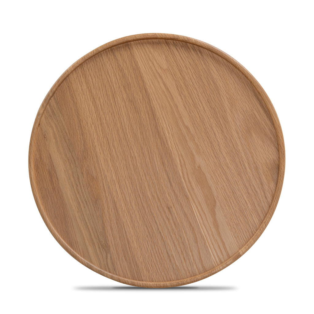 45cm Round Capri Side Table - Natural Oak