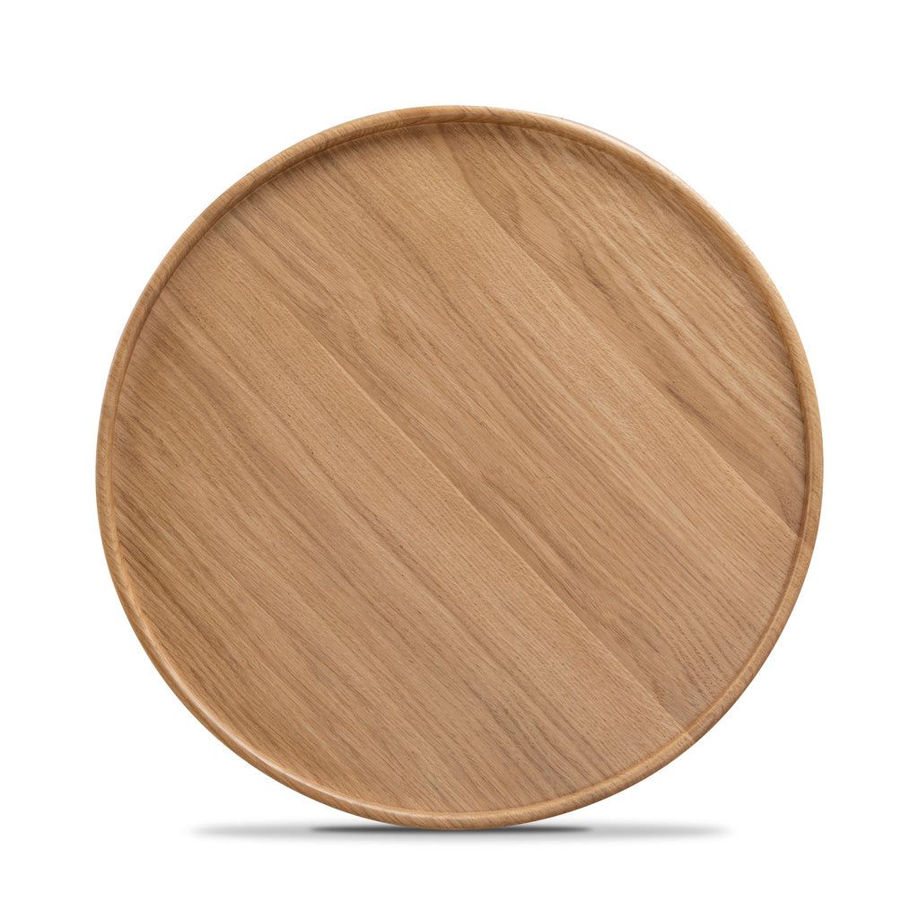 45cm Round Capri Side Table - Natural Oak
