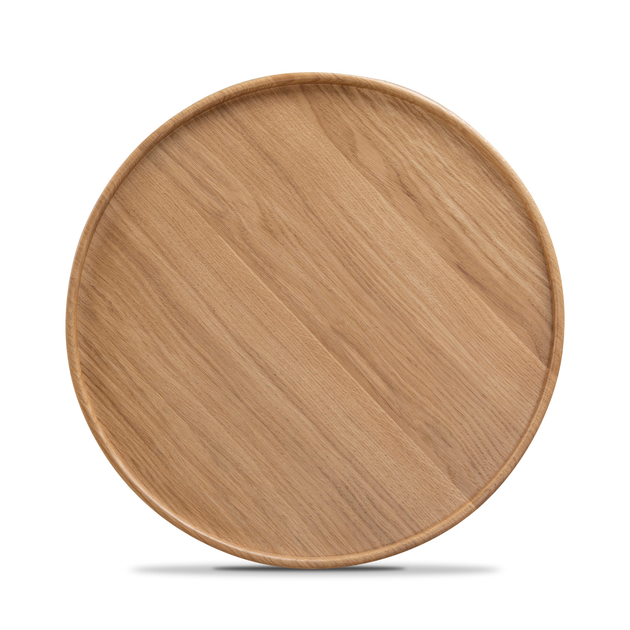 45cm Round Capri Side Table - Natural Oak