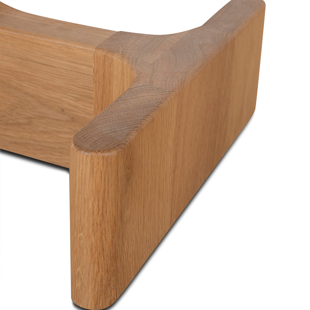 45cm Round Capri Side Table - Natural Oak