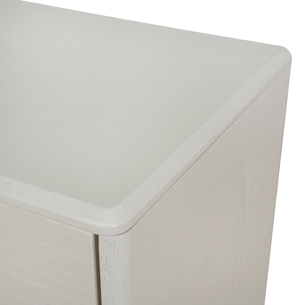 50cm Bedside Table - Ivory Oat