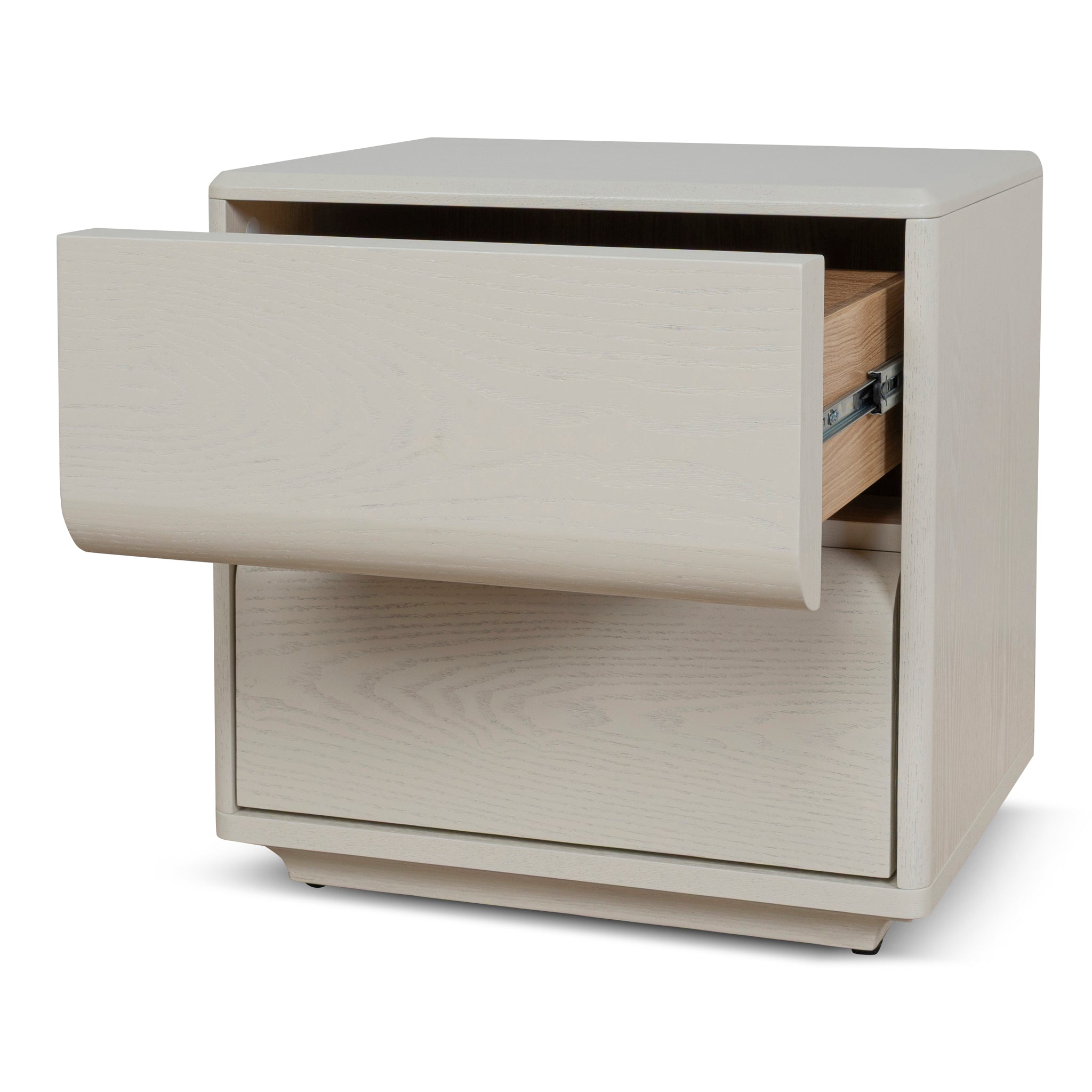 50cm Bedside Table - Ivory Oat