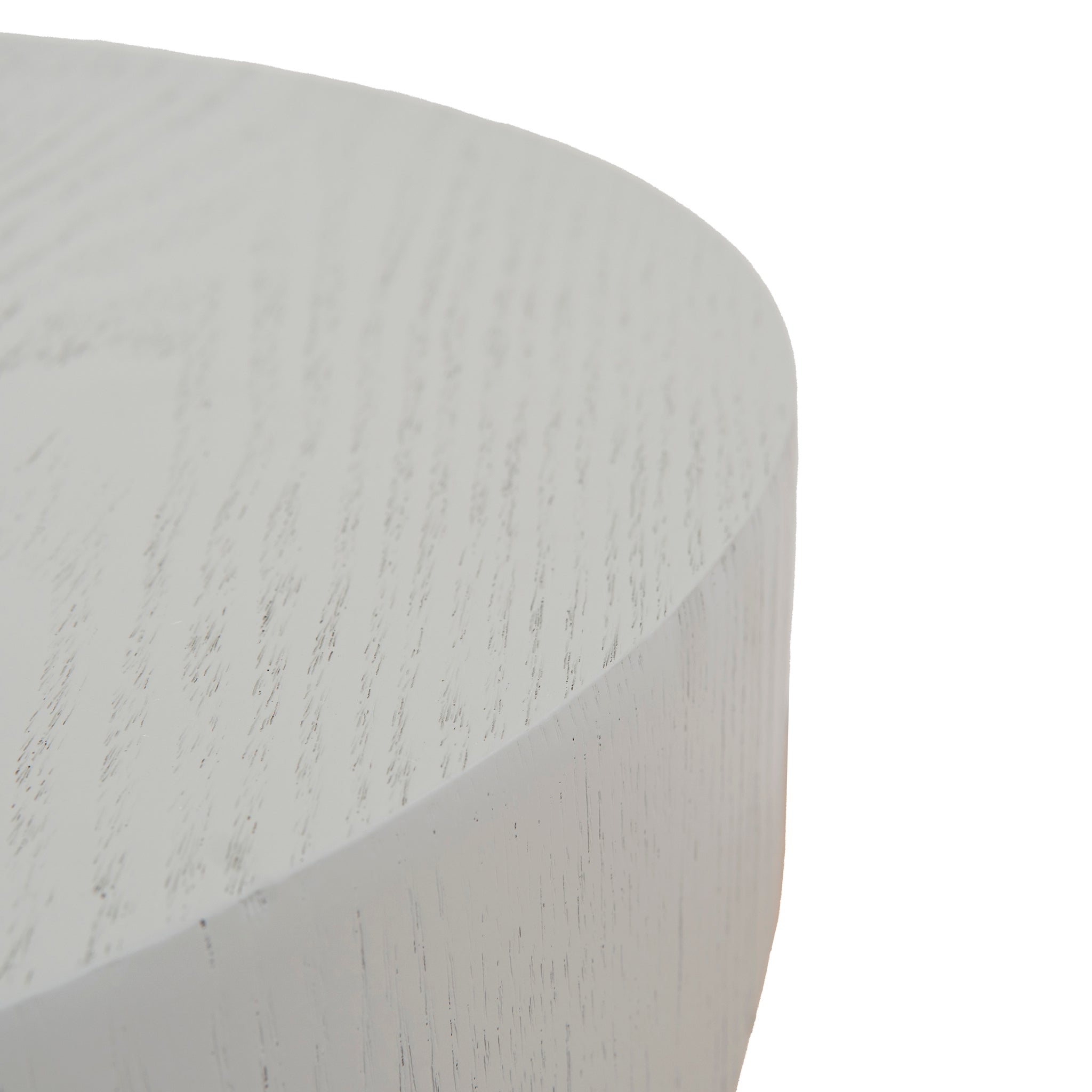 49.5cm Round Capri Side Table - Light Grey