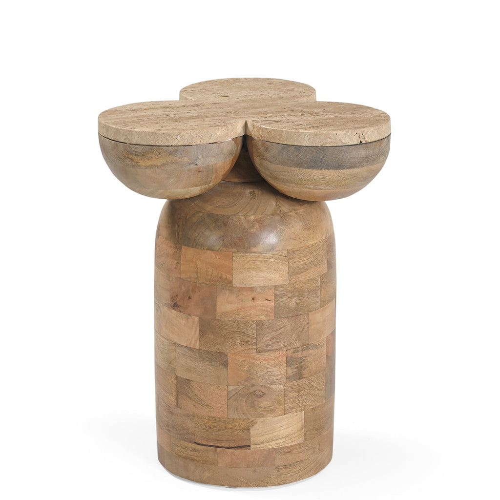 33cm Capri Side Table - Natural