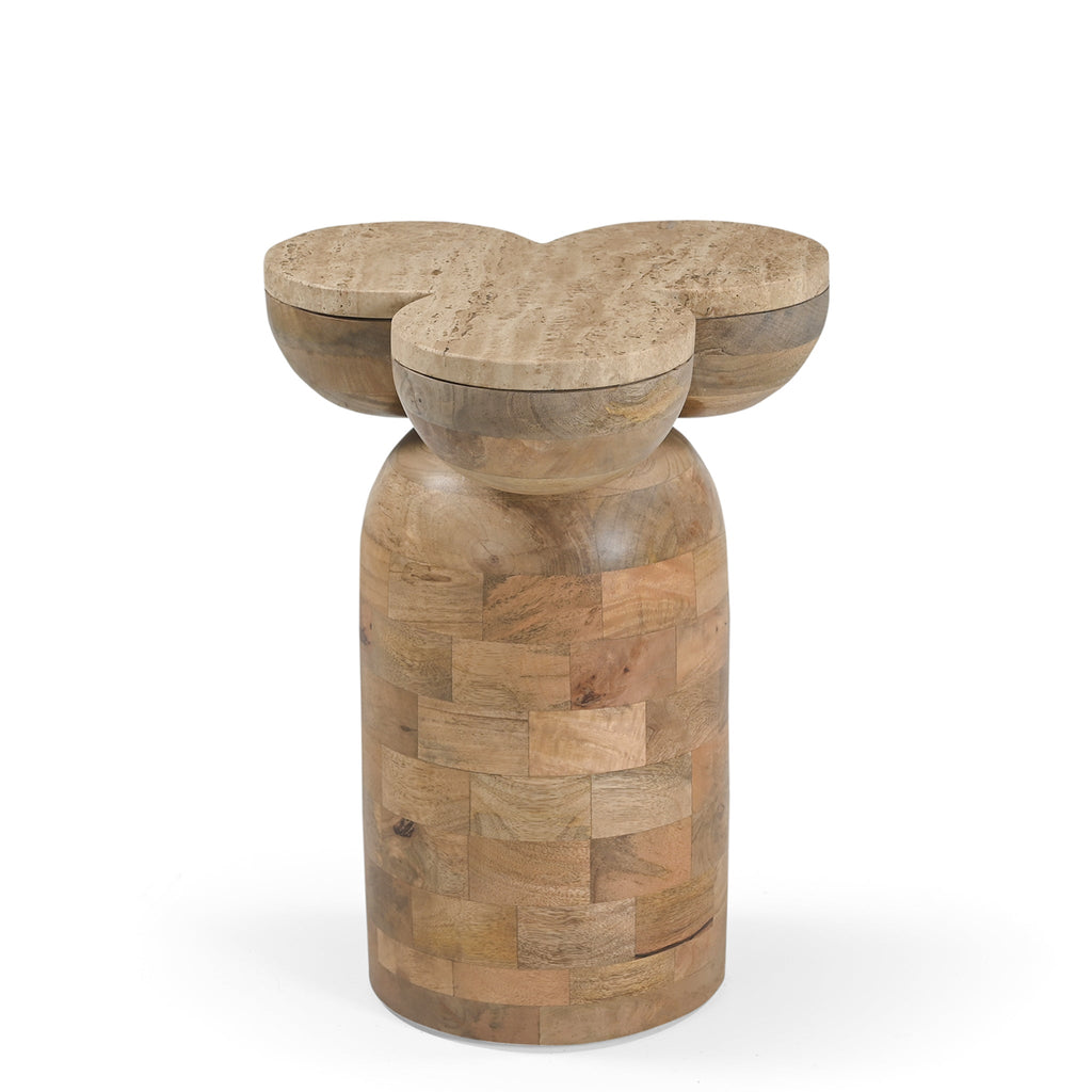 33cm Capri Side Table - Natural