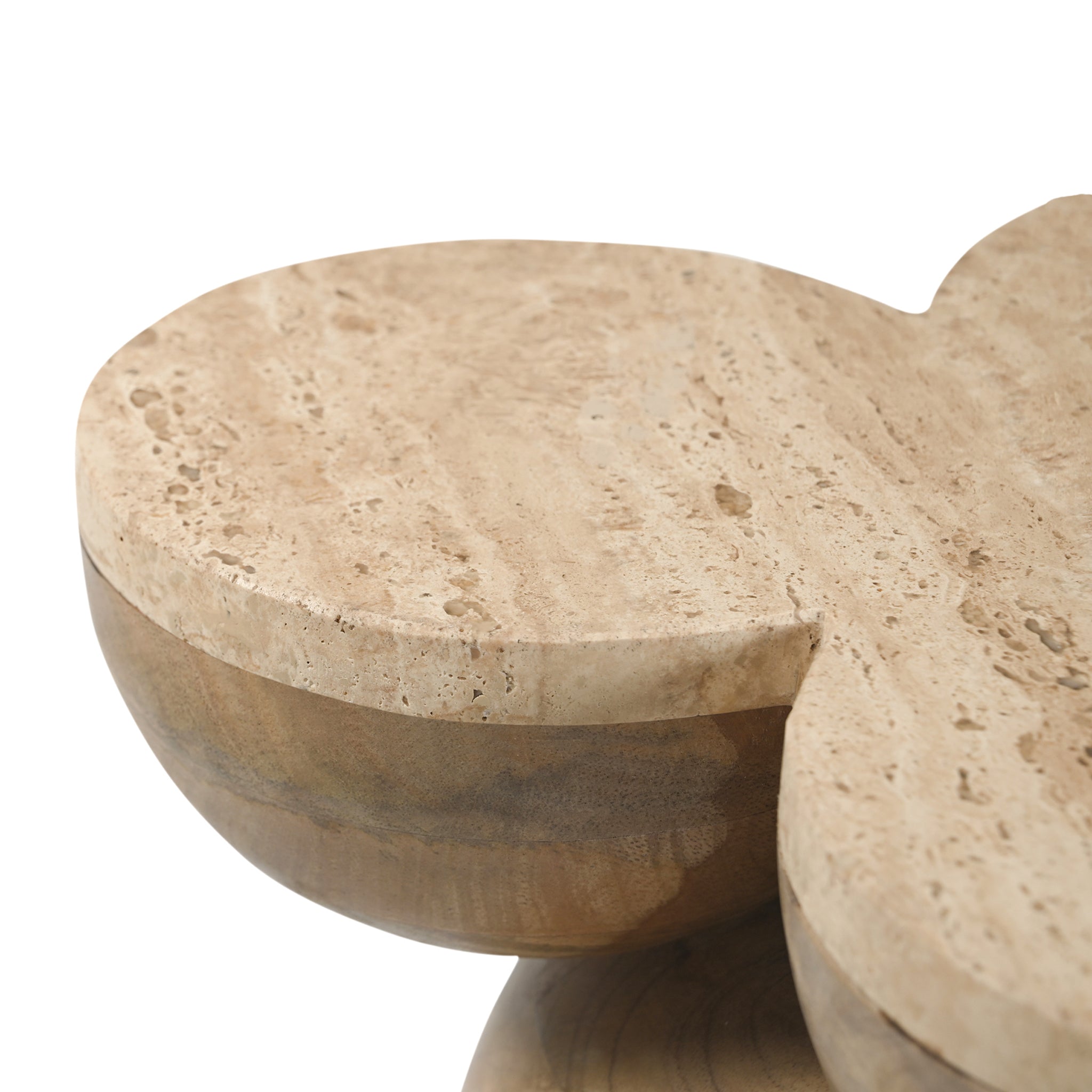 33cm Capri Side Table - Natural