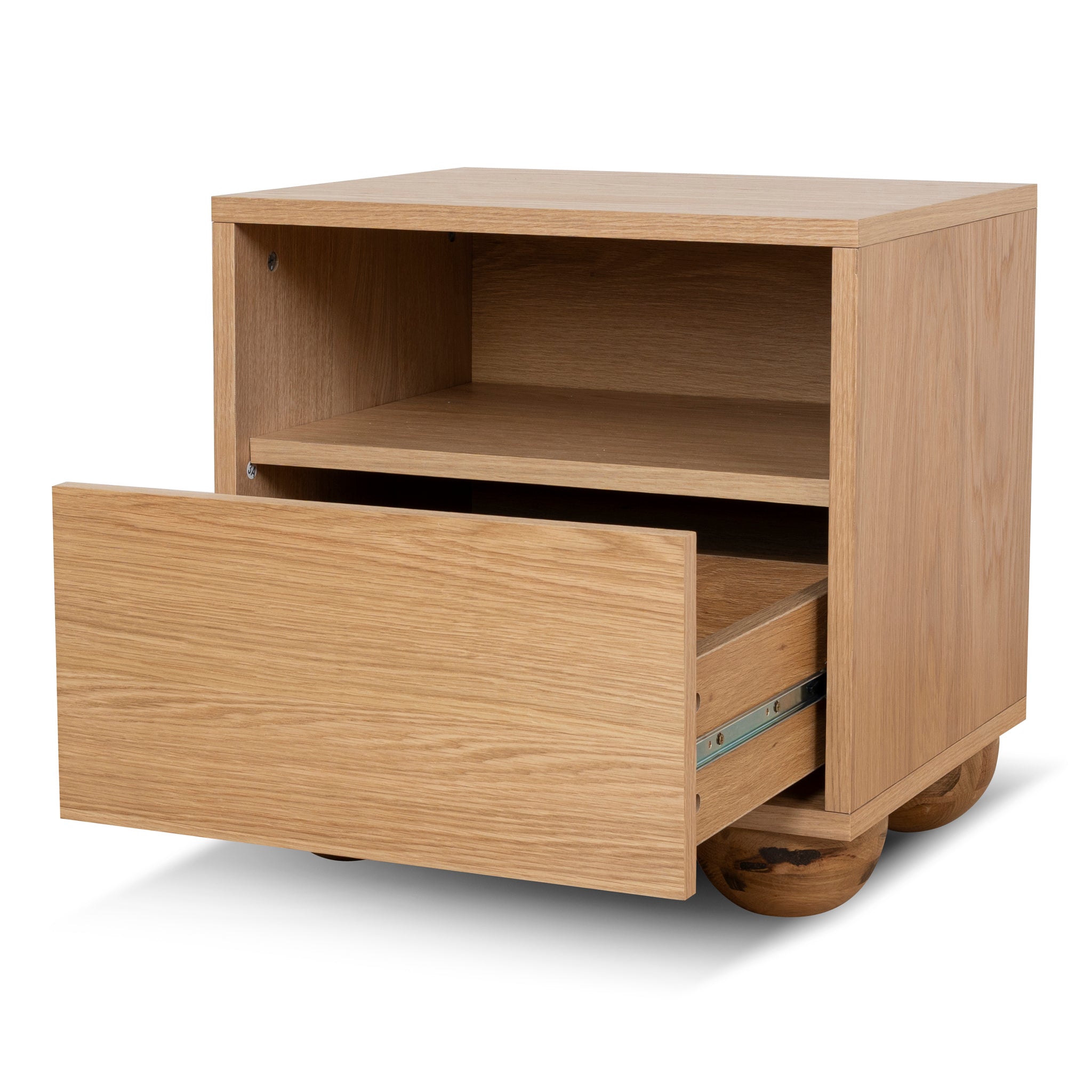 50cm Bedside Table - Natural