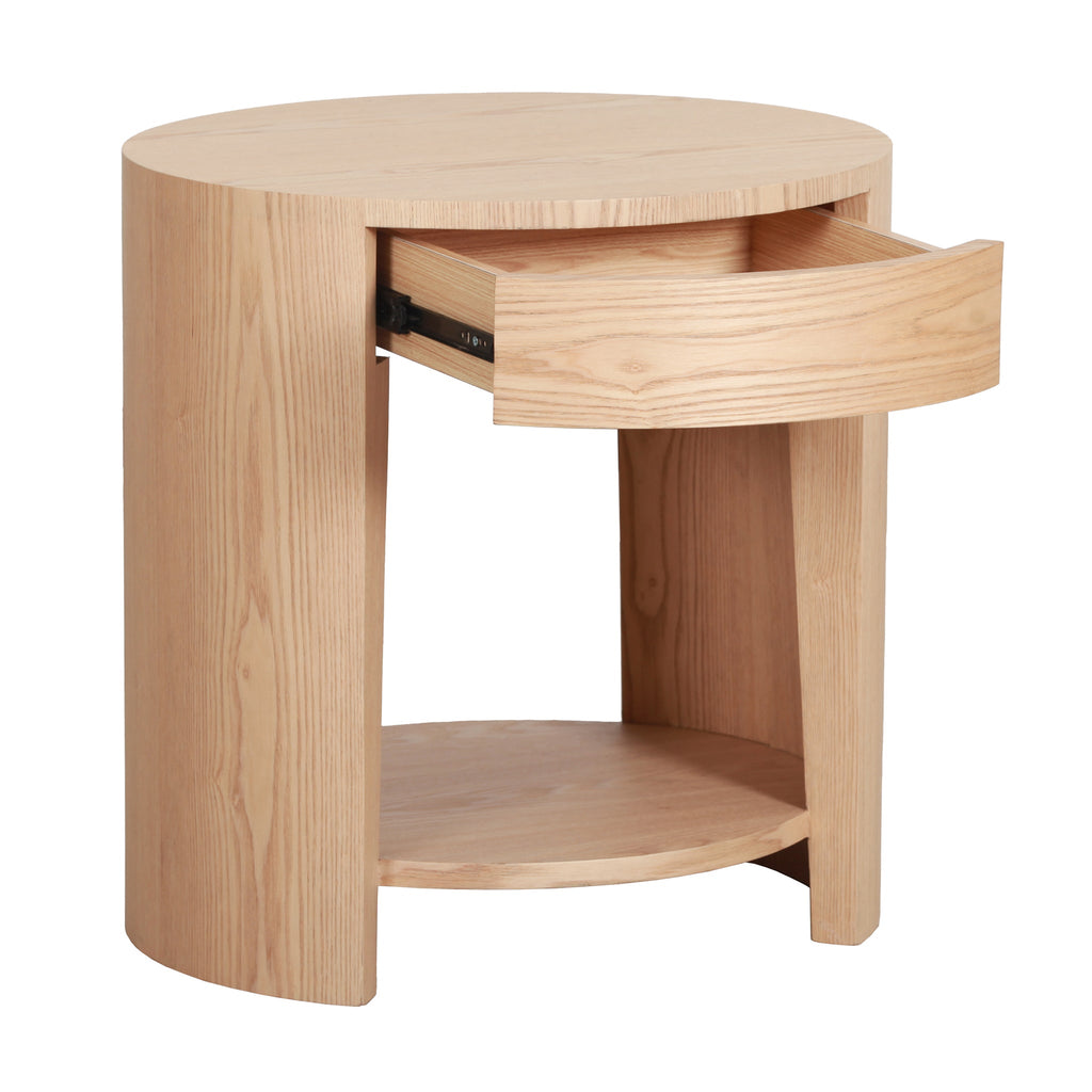 55cm Capri Side Table - Natural