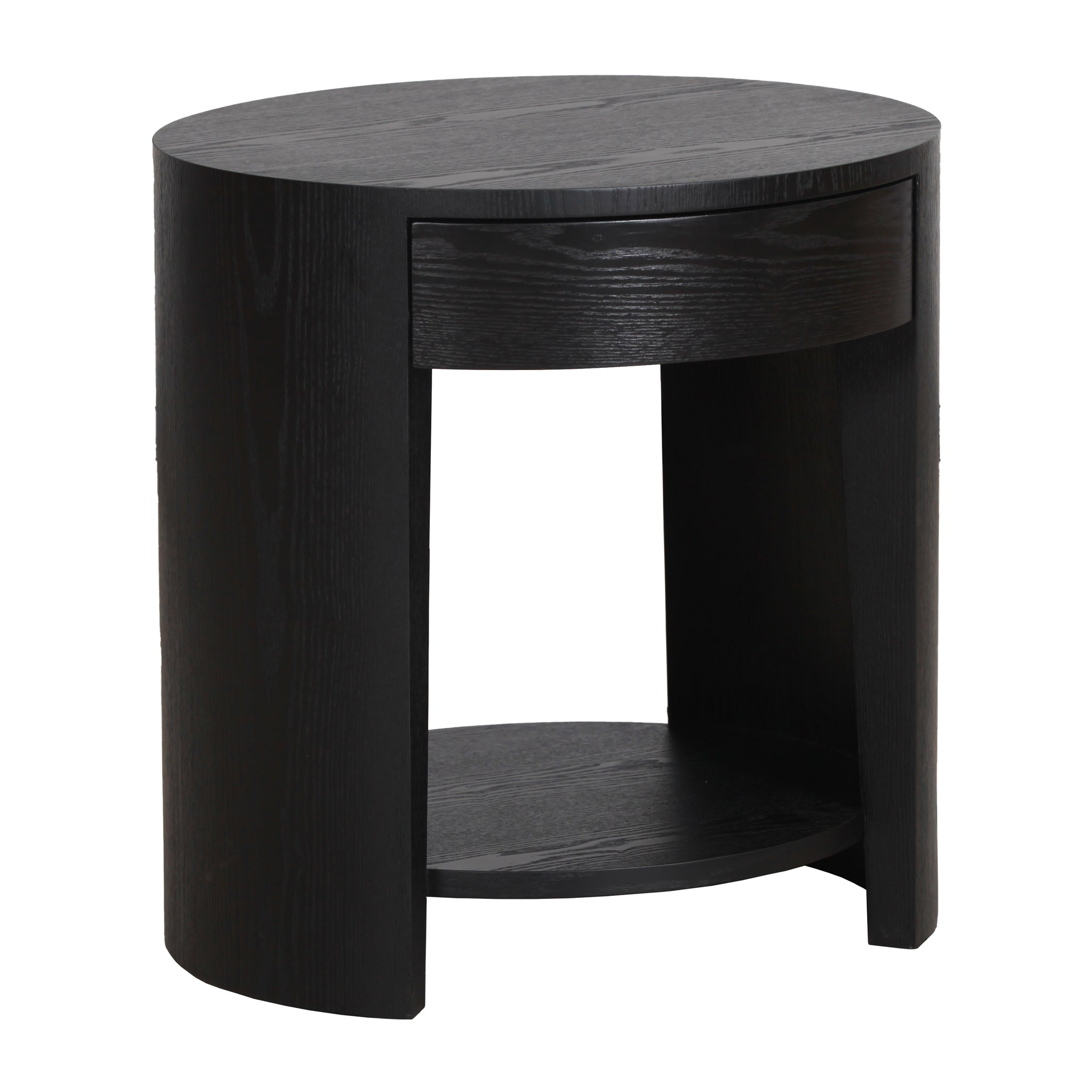 55cm Capri Side Table - Full Black