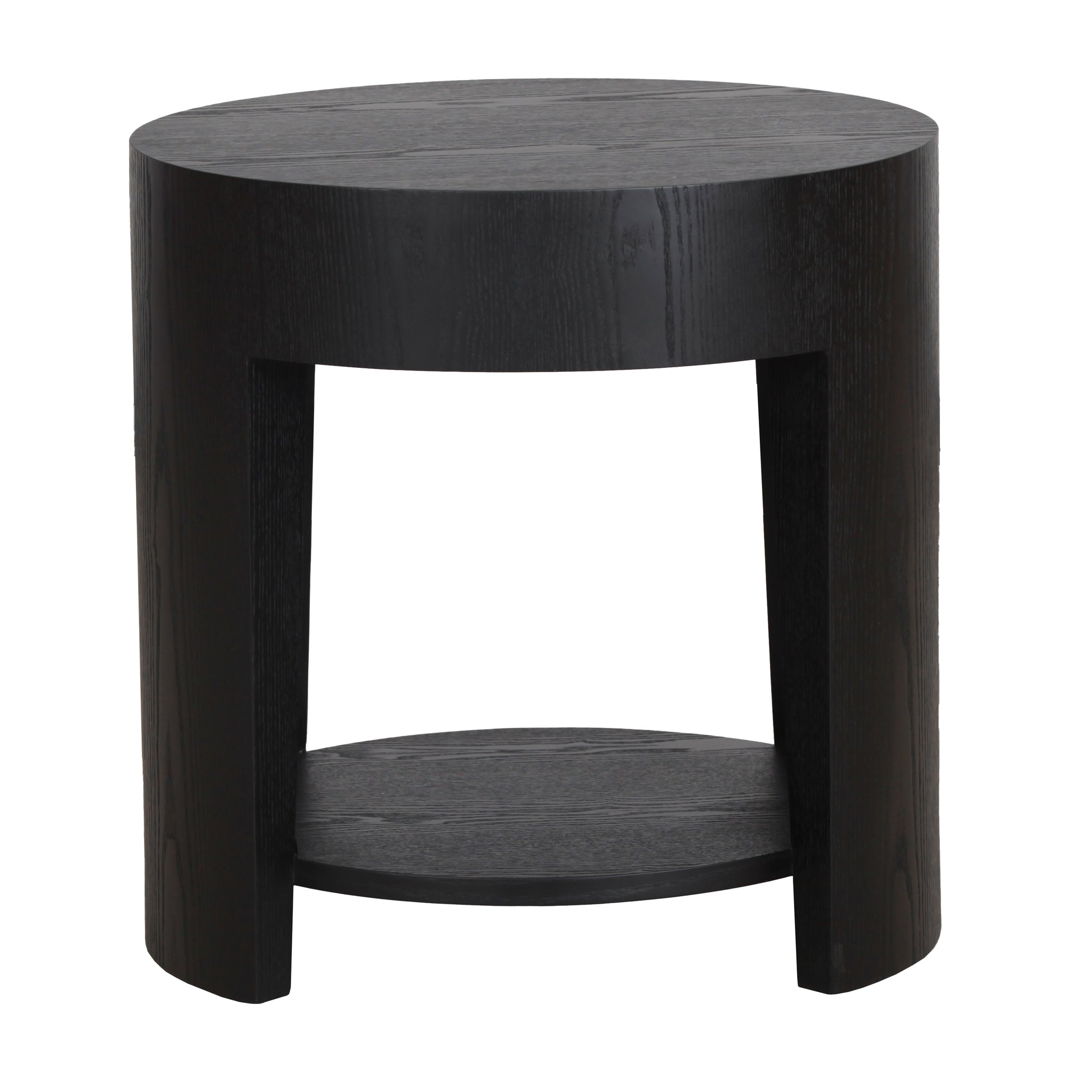 55cm Capri Side Table - Full Black