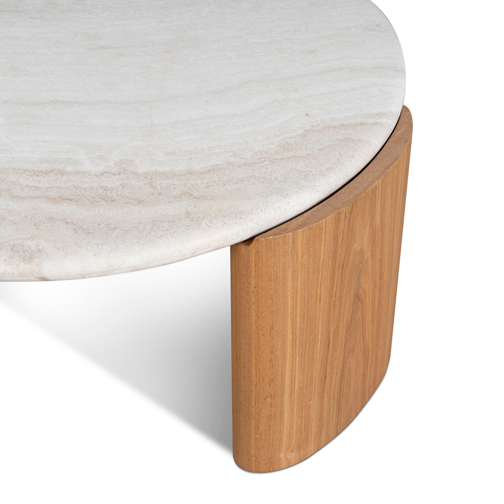 Nested Travertine Venezia Coffee Table - Natural