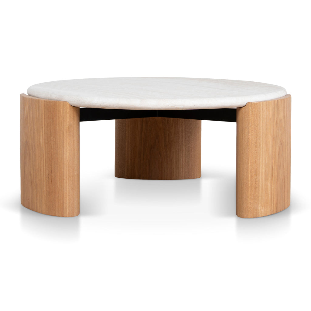 Nested Travertine Venezia Coffee Table - Natural