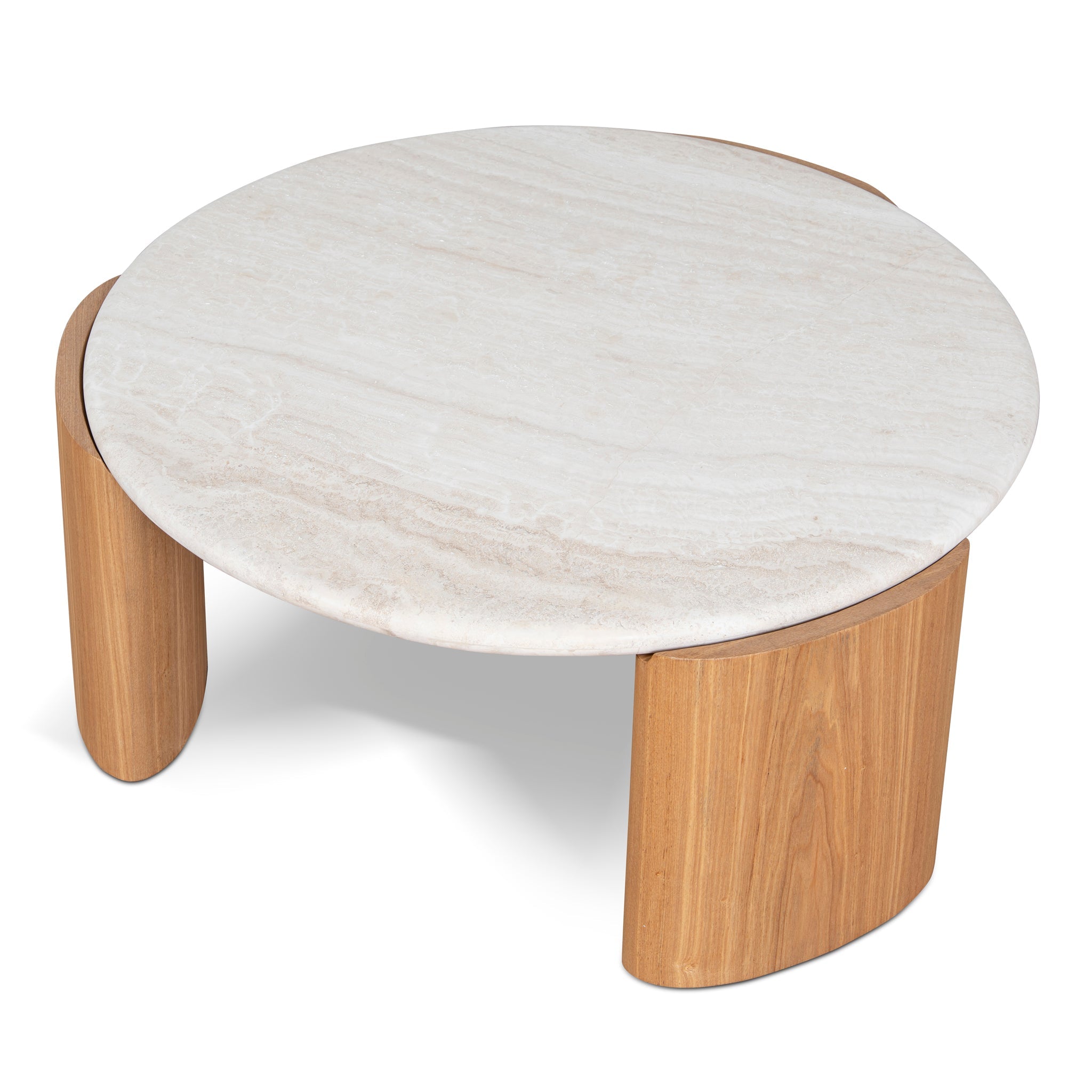 Nested Travertine Venezia Coffee Table - Natural