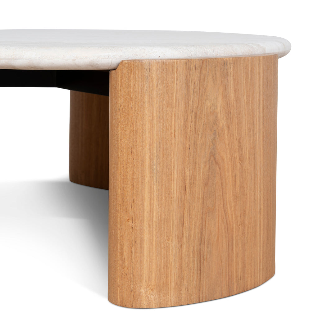 Nested Travertine Venezia Coffee Table - Natural