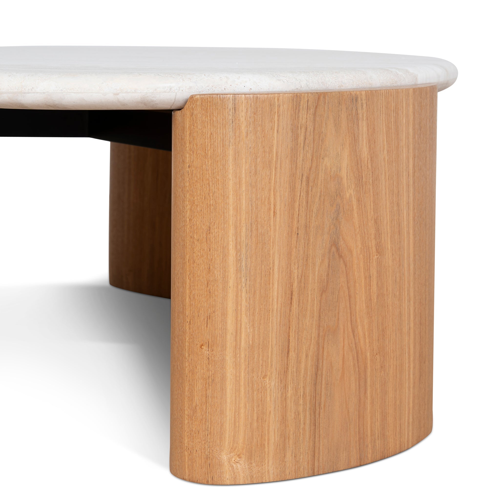 Nested Travertine Venezia Coffee Table - Natural