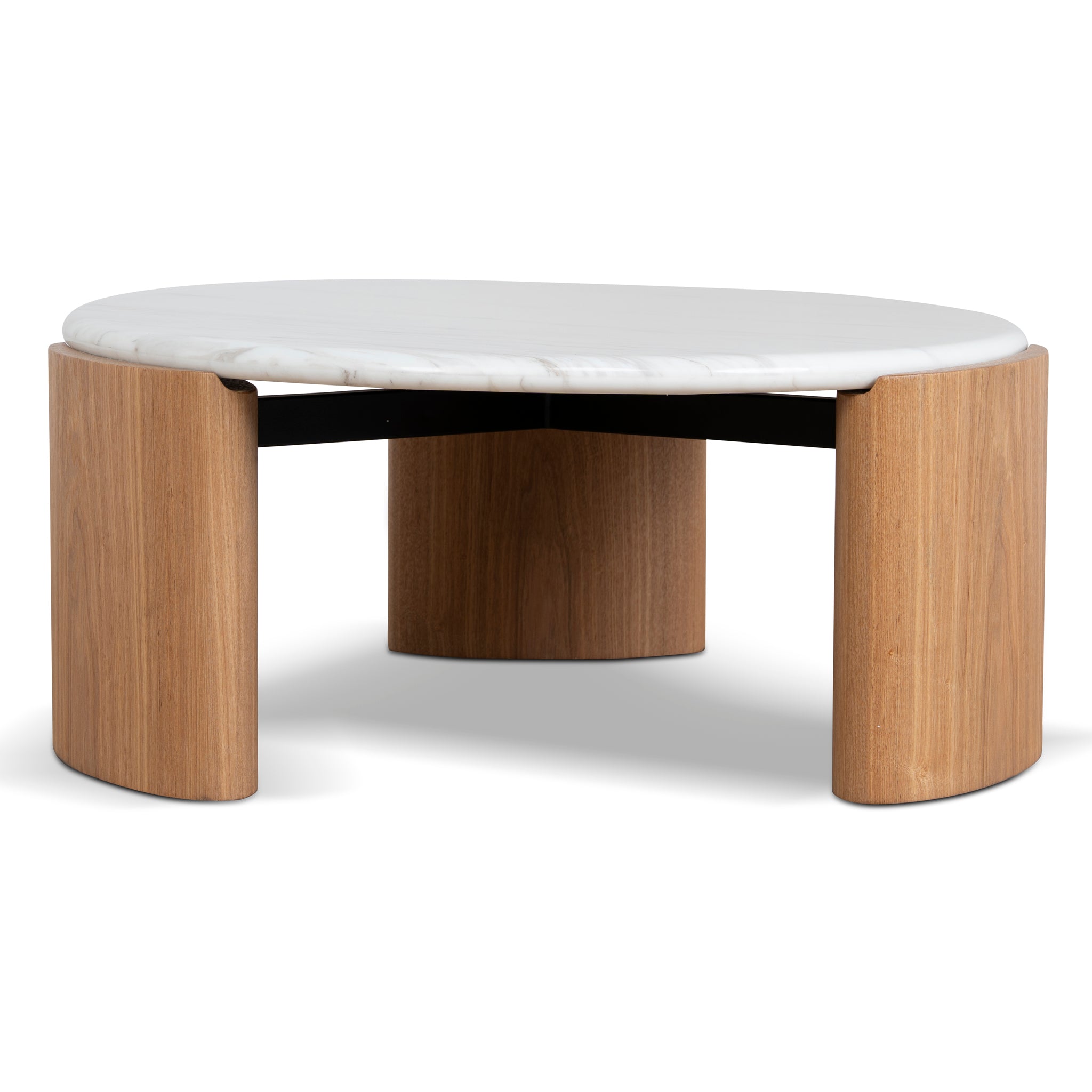 Nested Carrara Marble Venezia Coffee Table - Natural