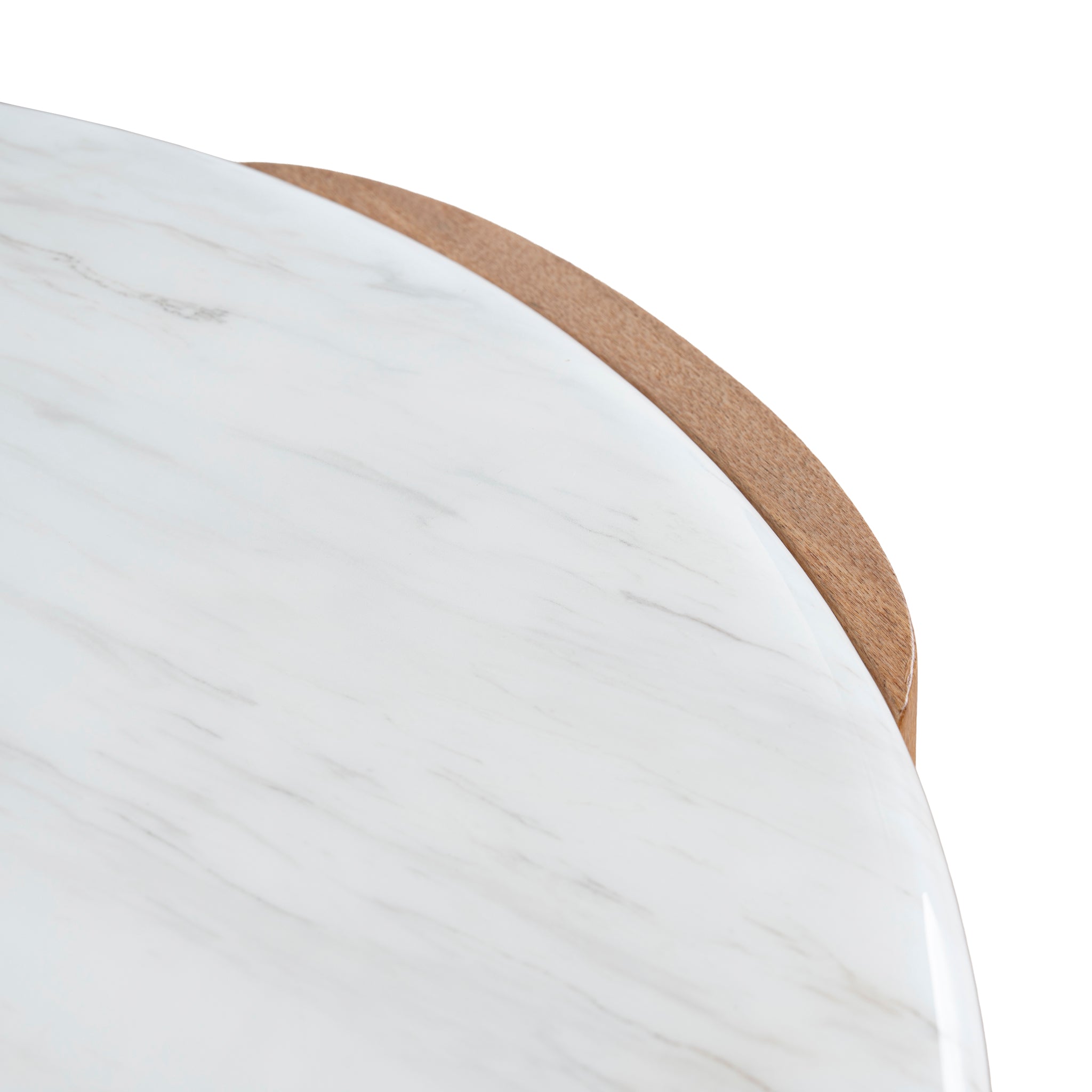 Nested Carrara Marble Venezia Coffee Table - Natural