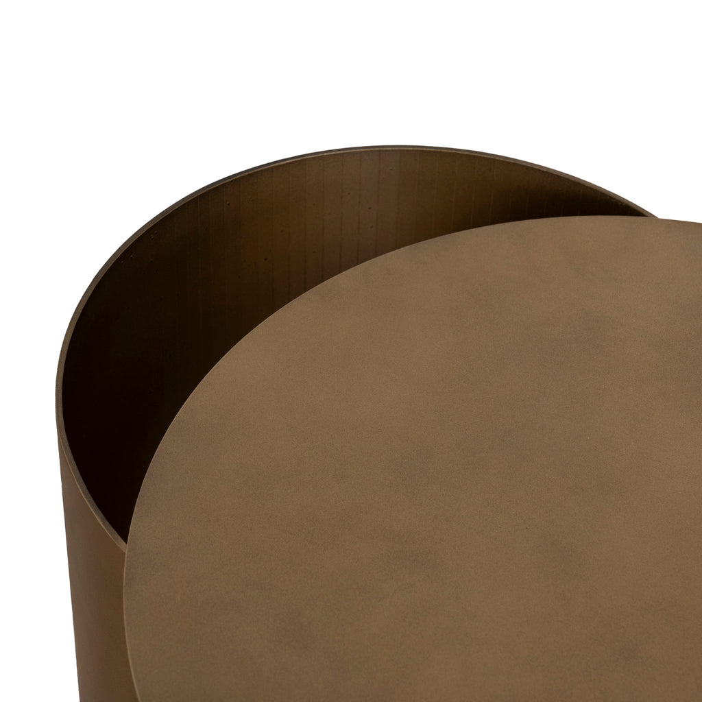 60cm Capri Side Table - Bronze