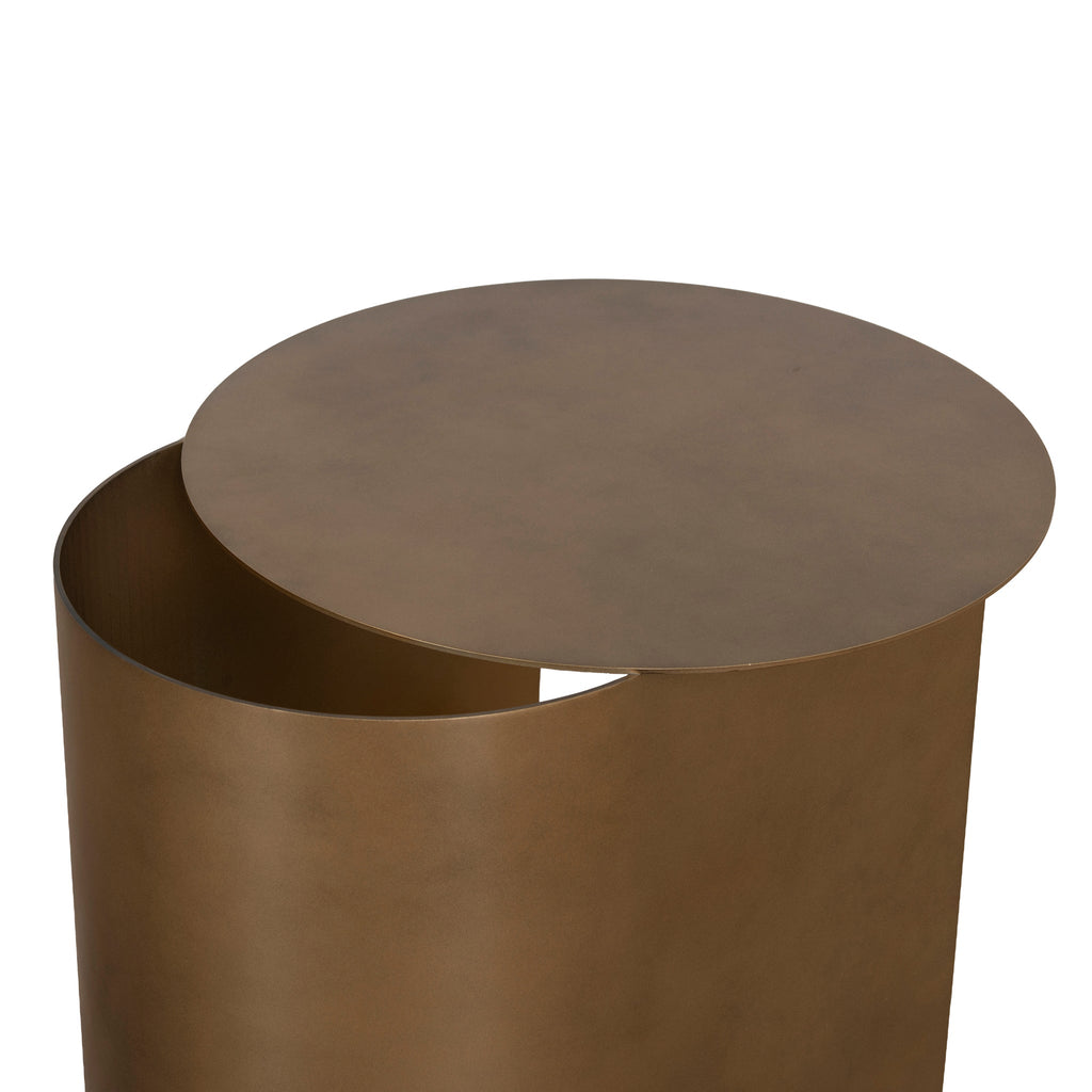 60cm Capri Side Table - Bronze