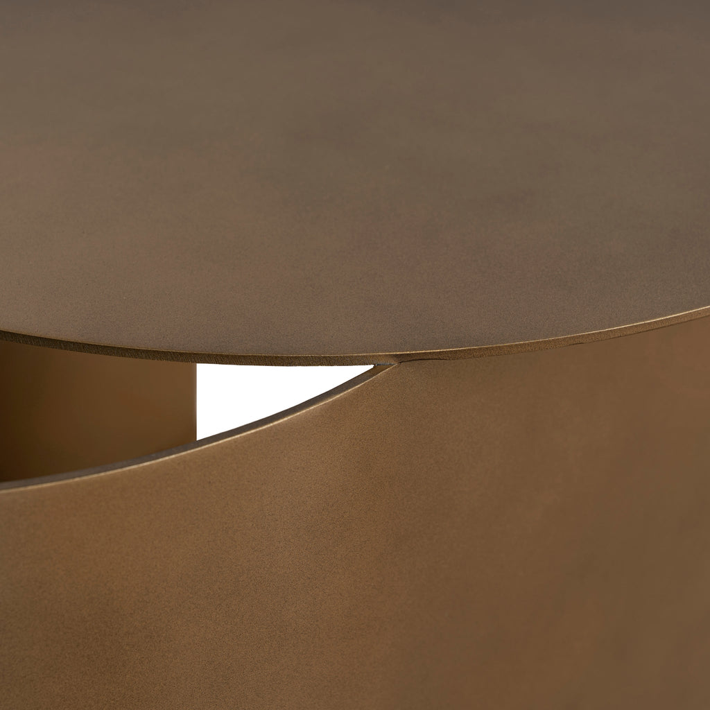 60cm Capri Side Table - Bronze