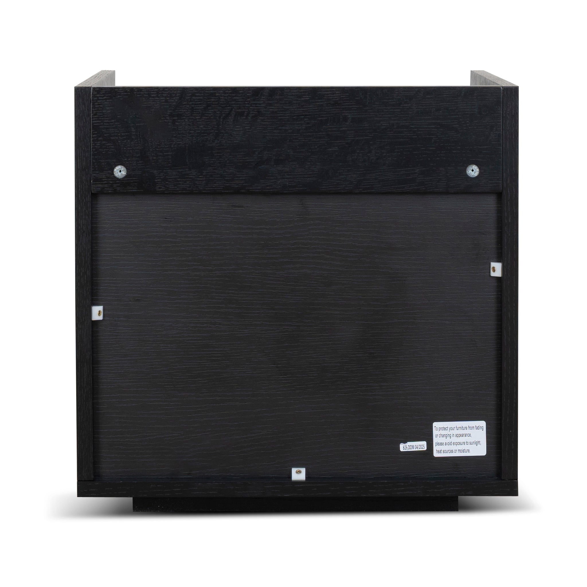 50cm Bedside Table - Black