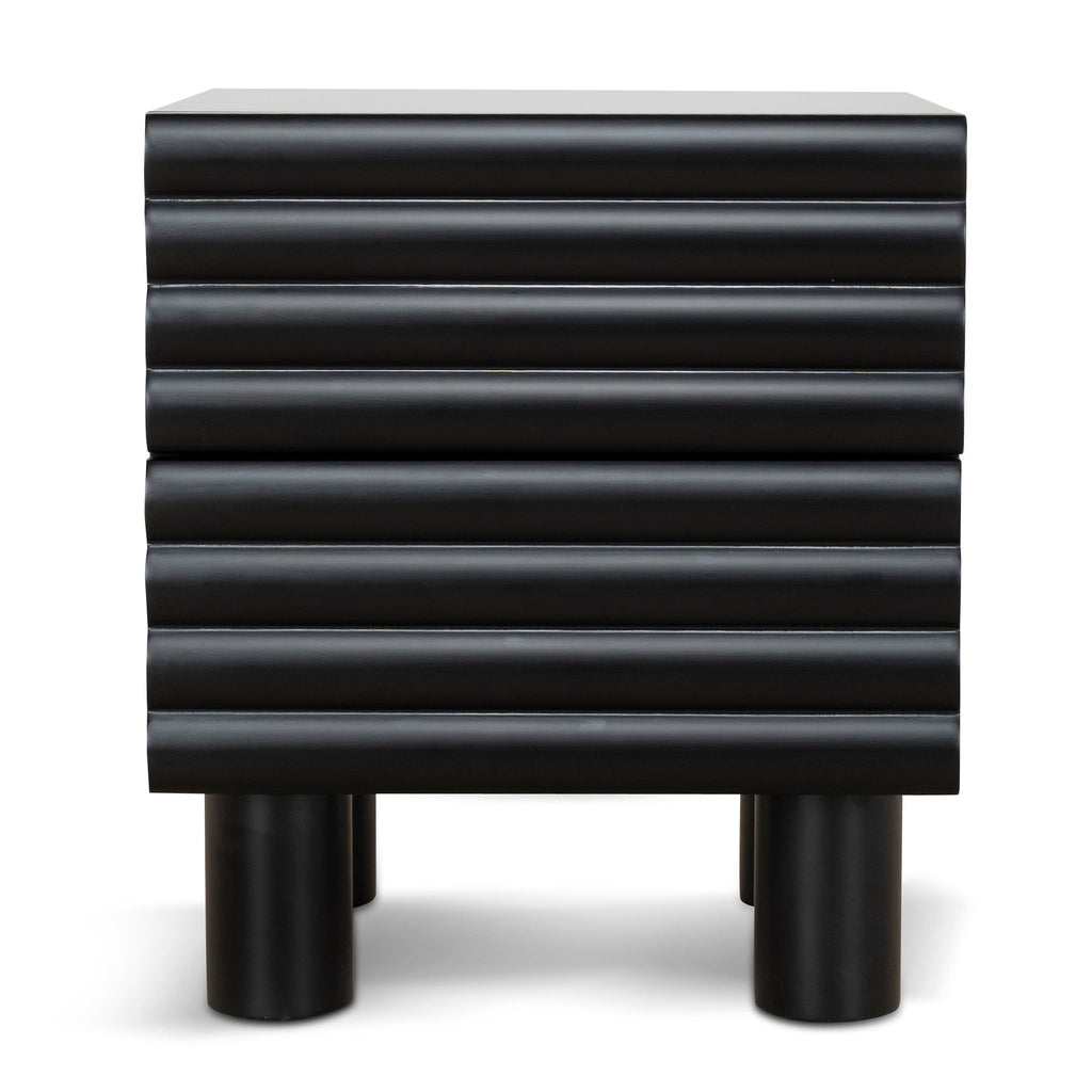 48cm Bedside Table - Matte Black