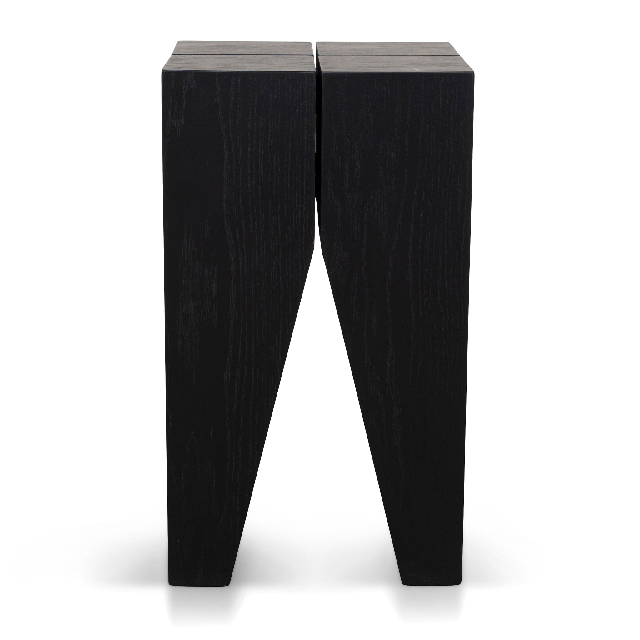 27cm Square Capri Side Table - Full Black