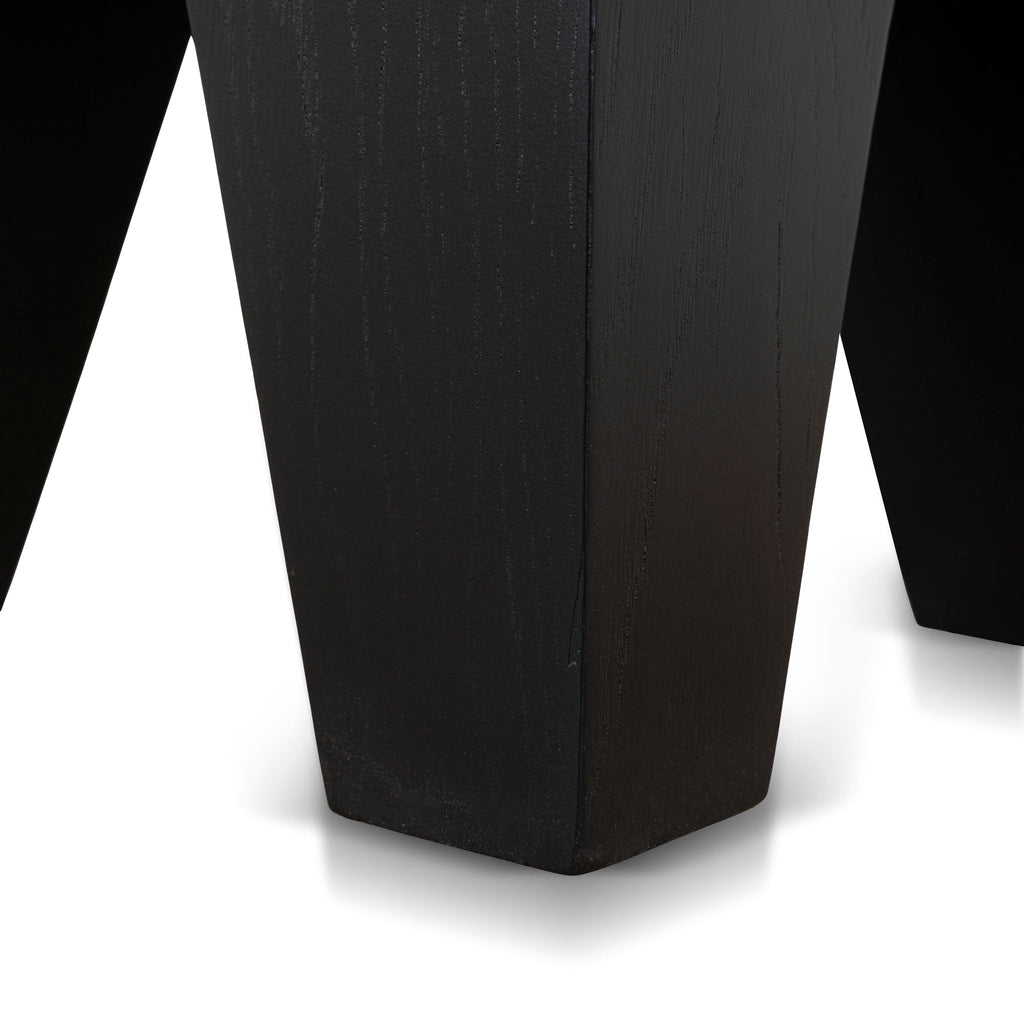 27cm Square Capri Side Table - Full Black