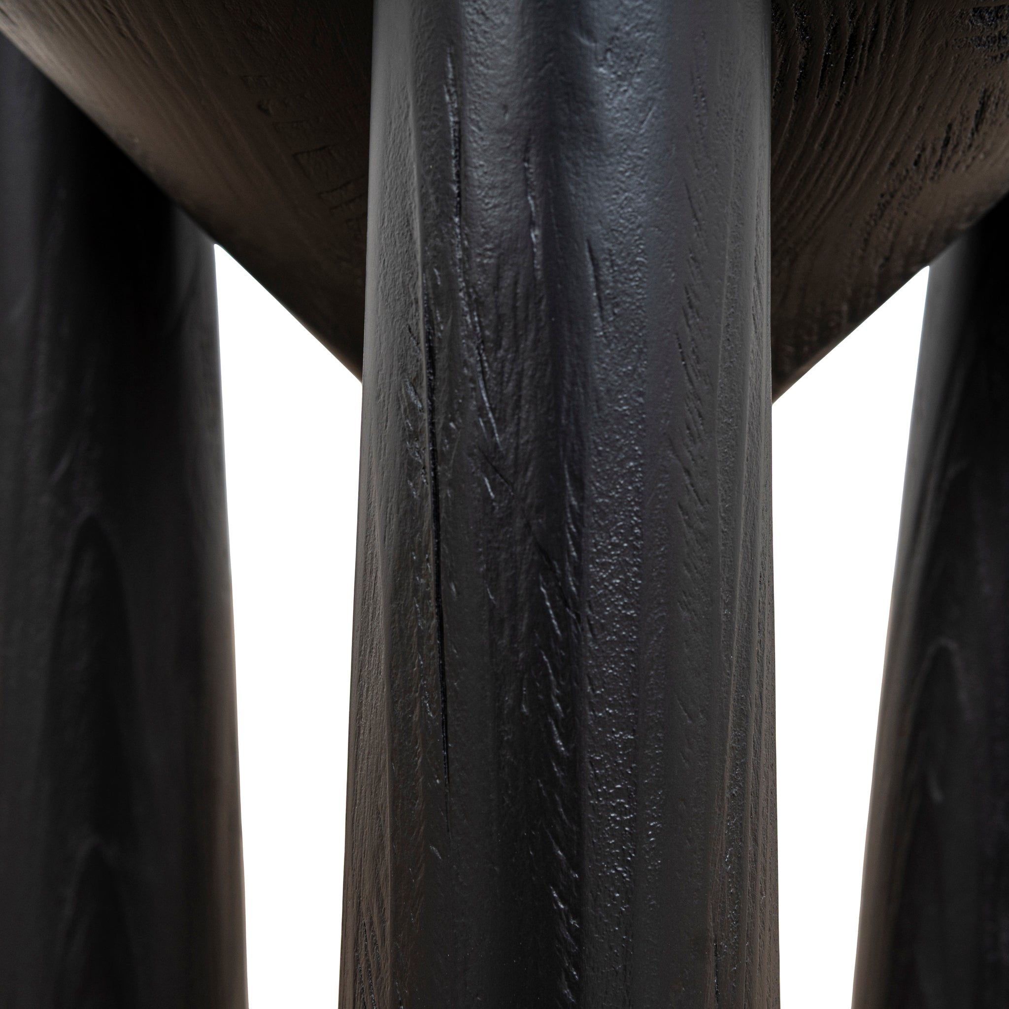 45cm Round Capri Side Table - Full Black