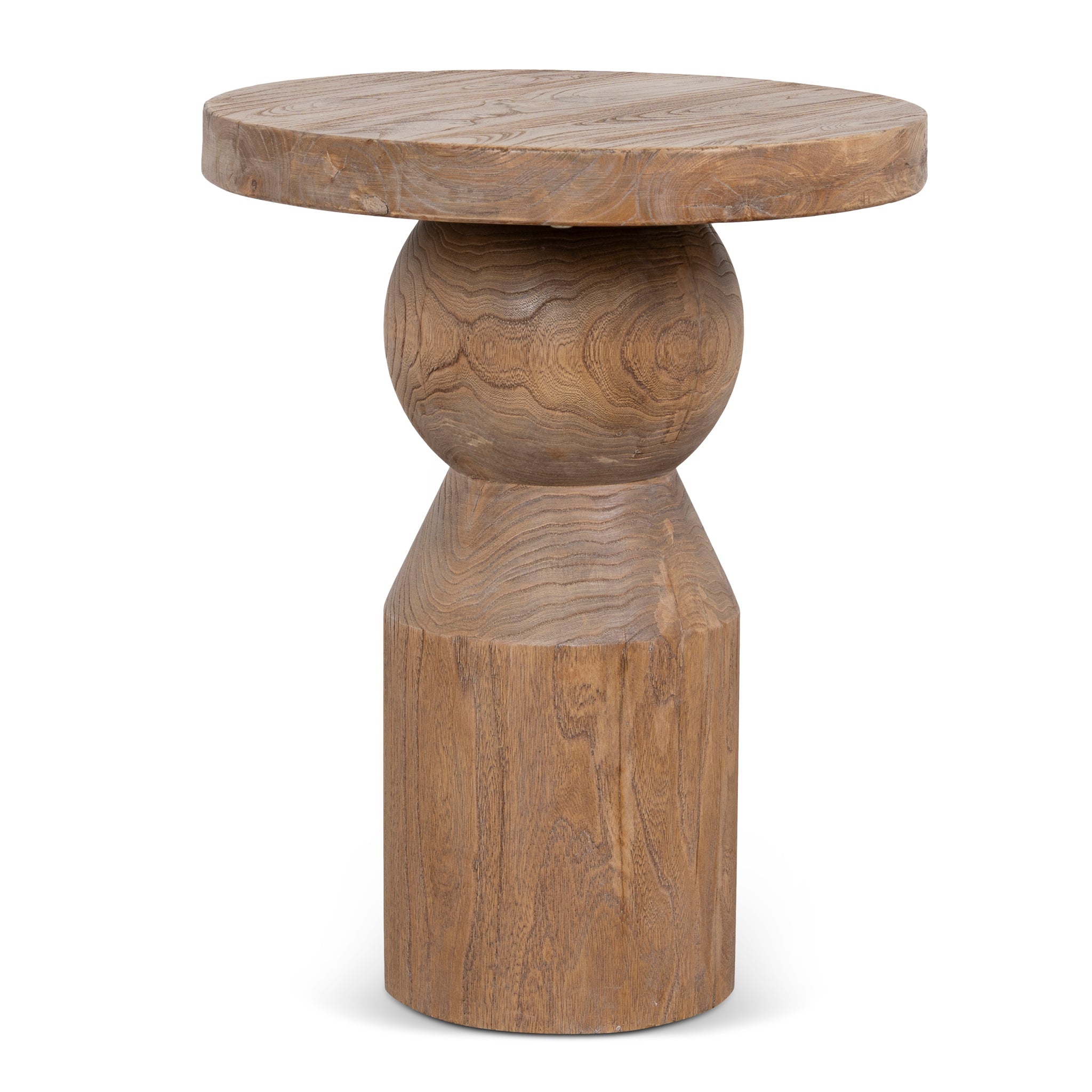 40cm Round Capri Side Table - Natural