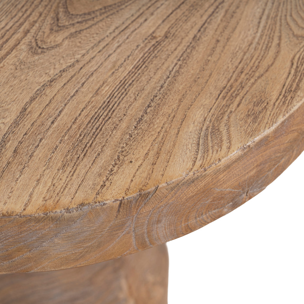 40cm Round Capri Side Table - Natural