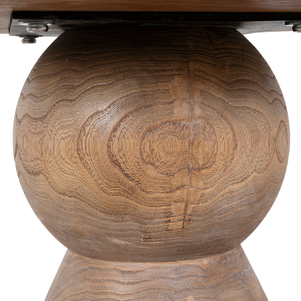 40cm Round Capri Side Table - Natural
