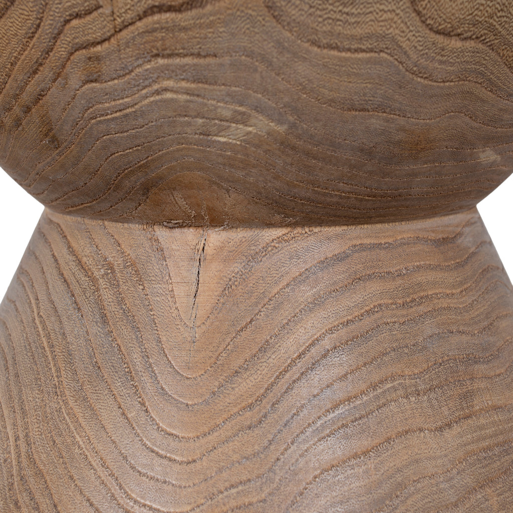 40cm Round Capri Side Table - Natural
