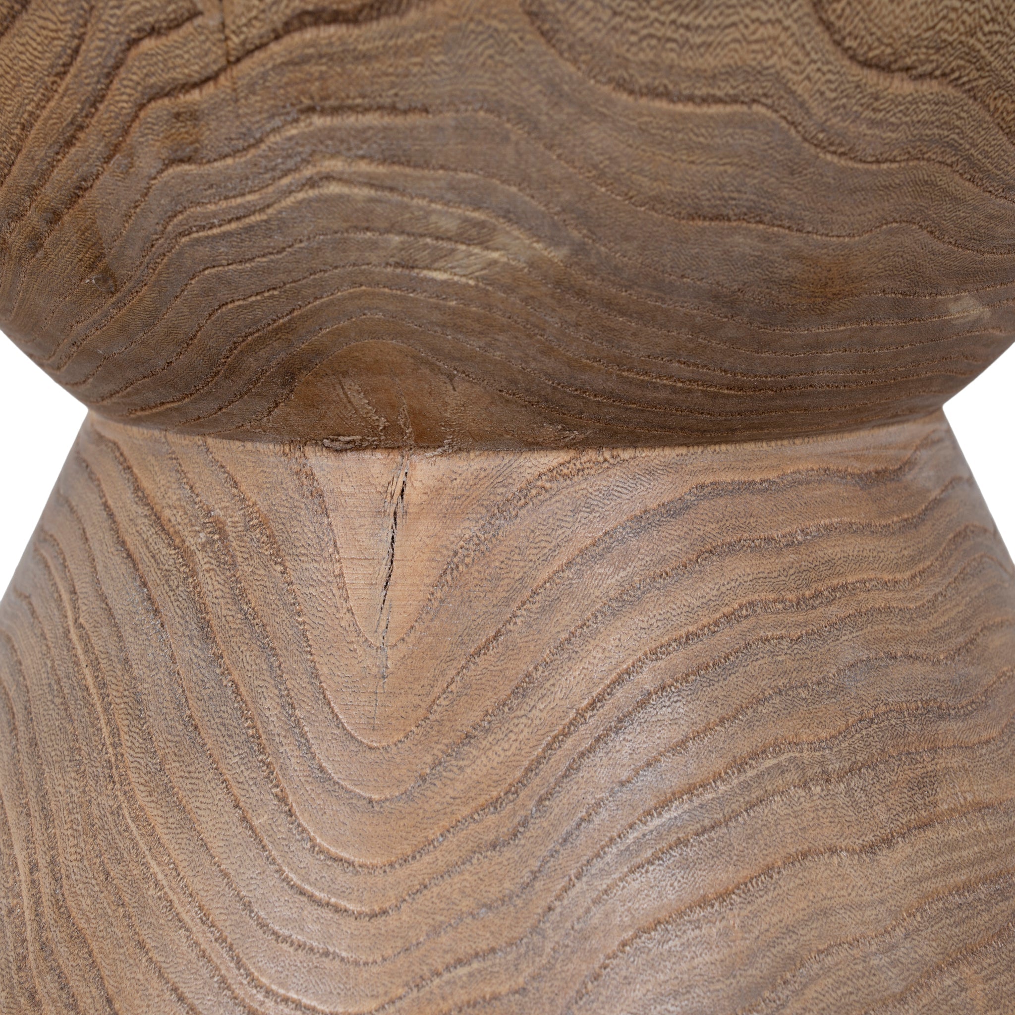 40cm Round Capri Side Table - Natural