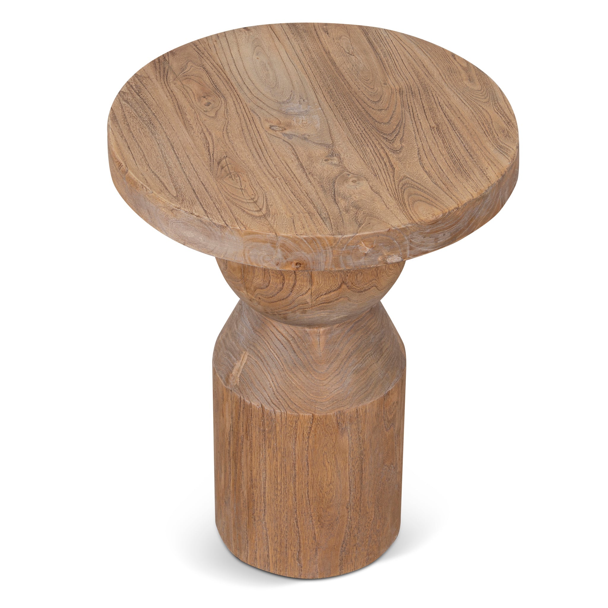 40cm Round Capri Side Table - Natural