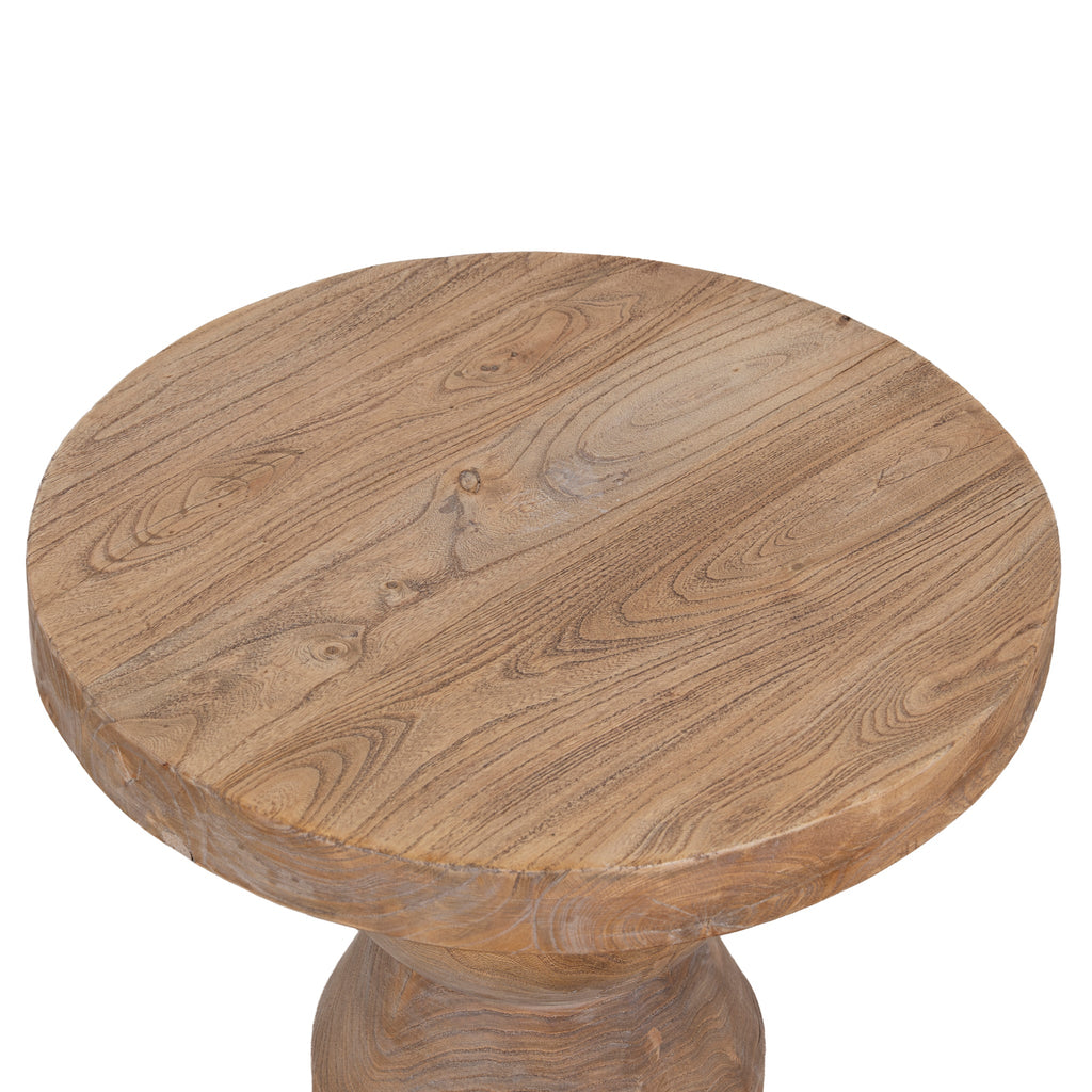 40cm Round Capri Side Table - Natural