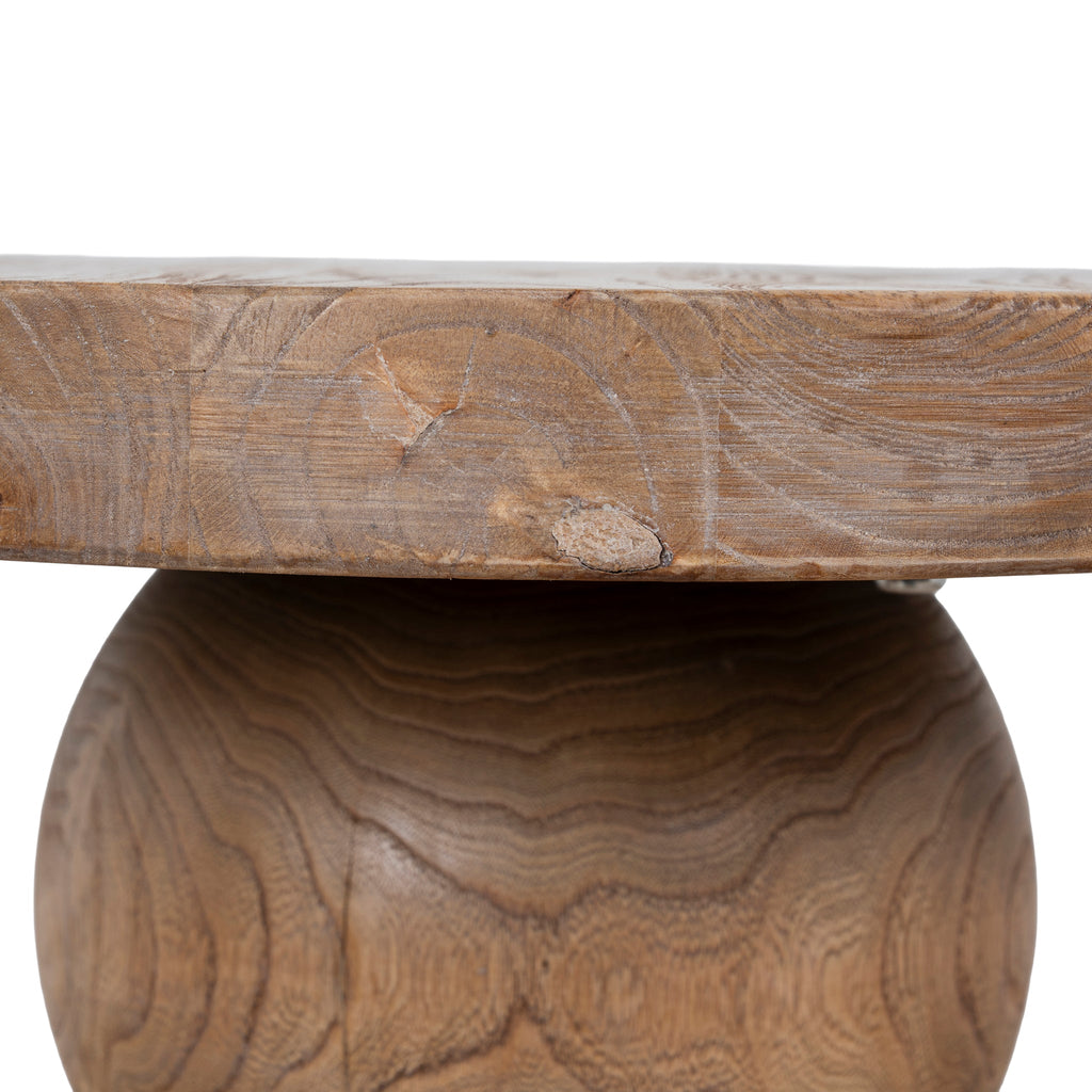 40cm Round Capri Side Table - Natural
