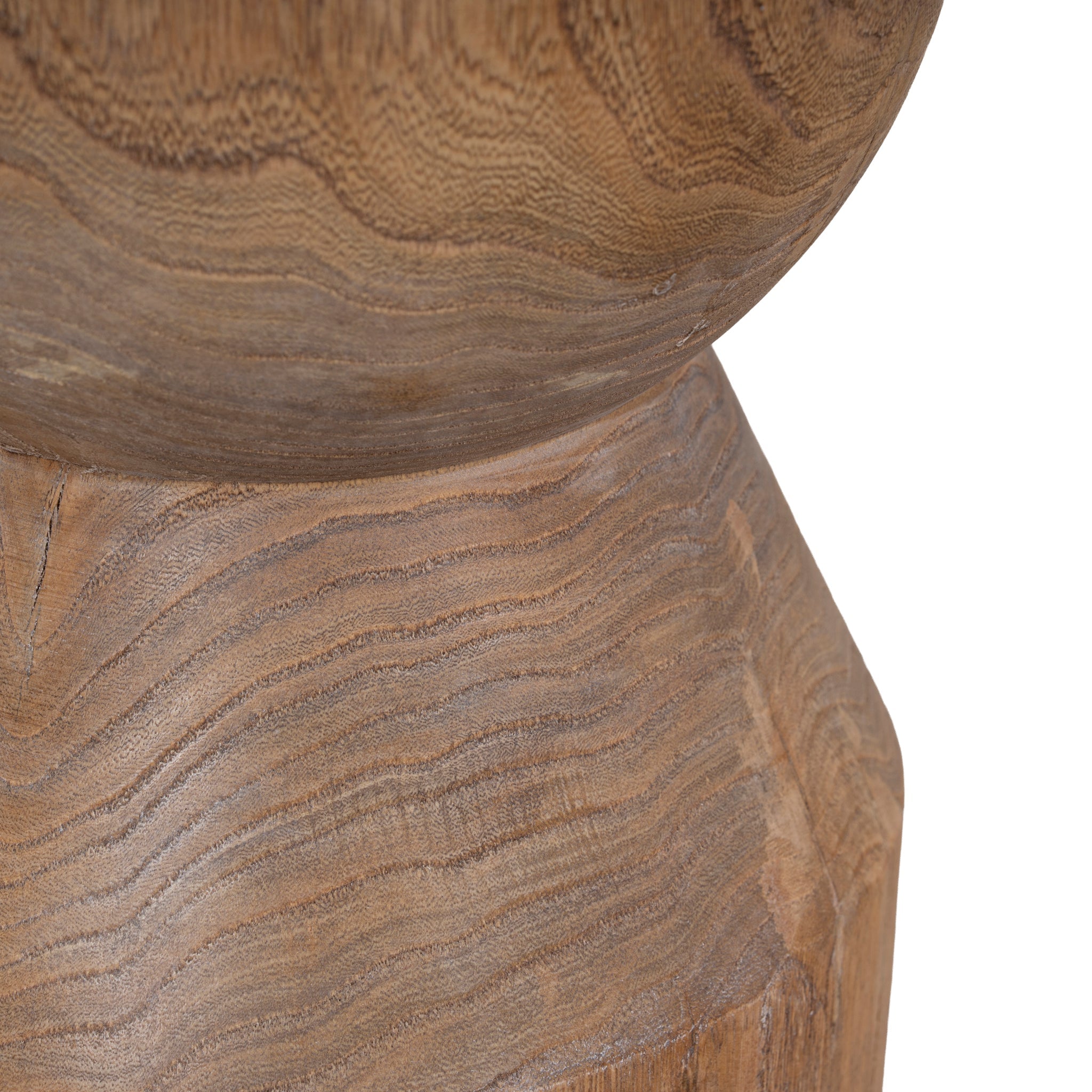 40cm Round Capri Side Table - Natural
