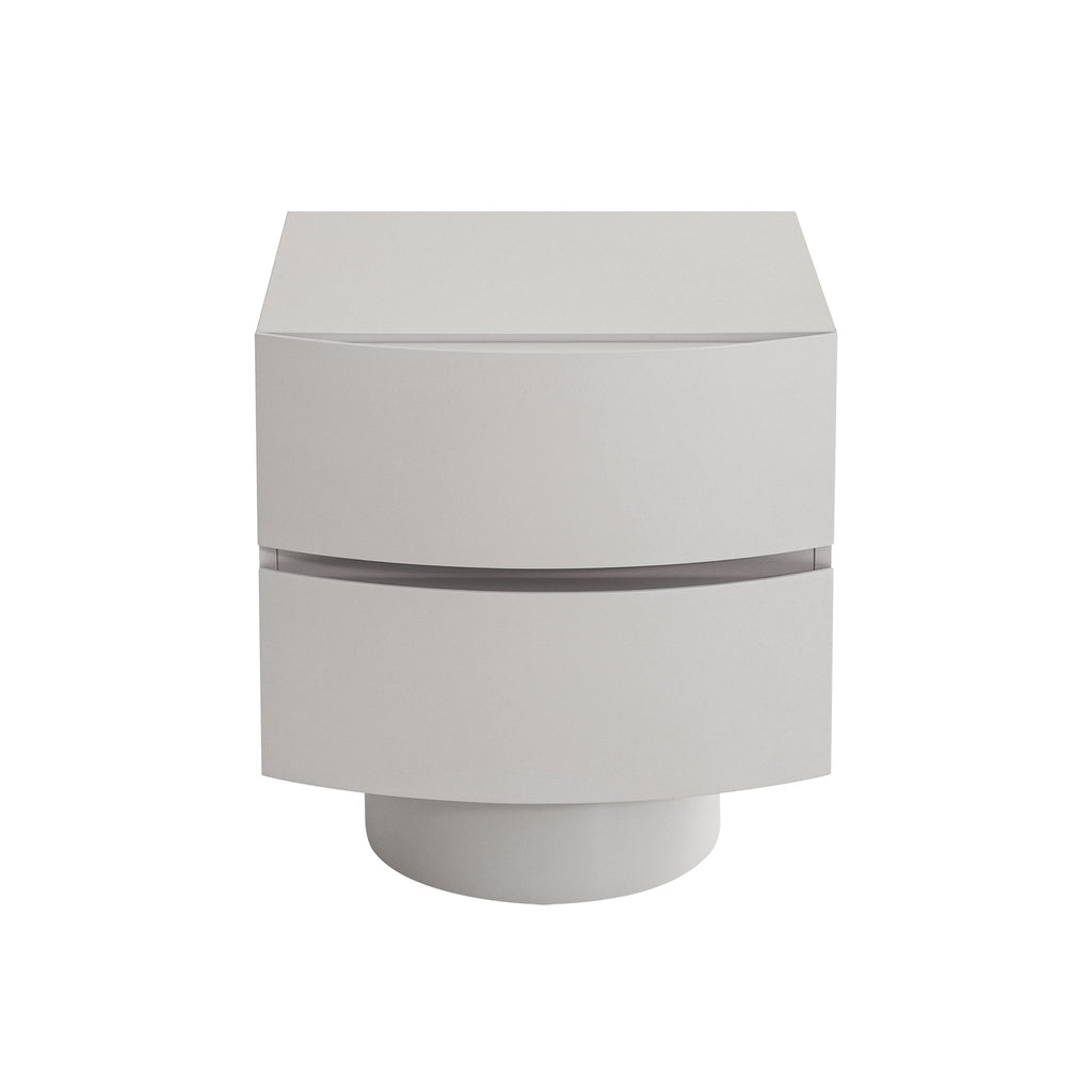 Bedside Table - Warm Grey