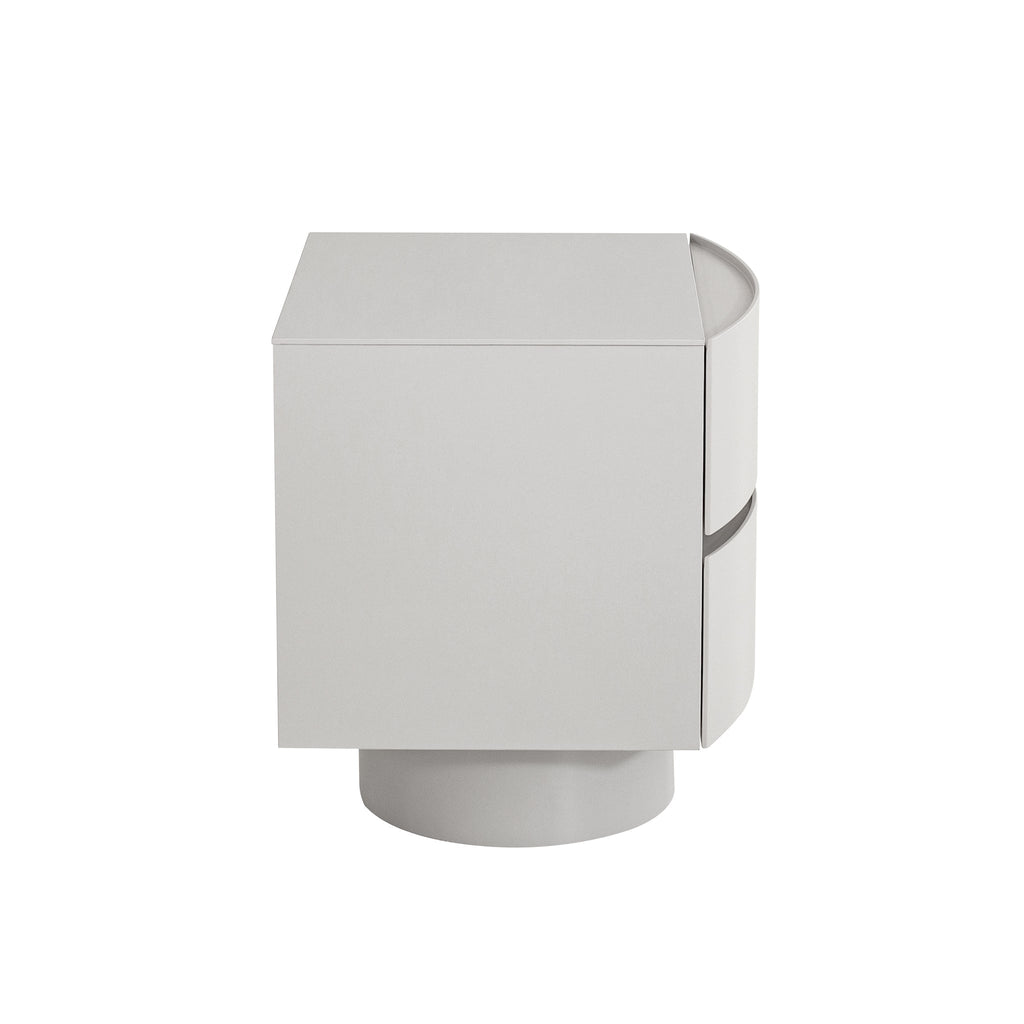 Bedside Table - Warm Grey